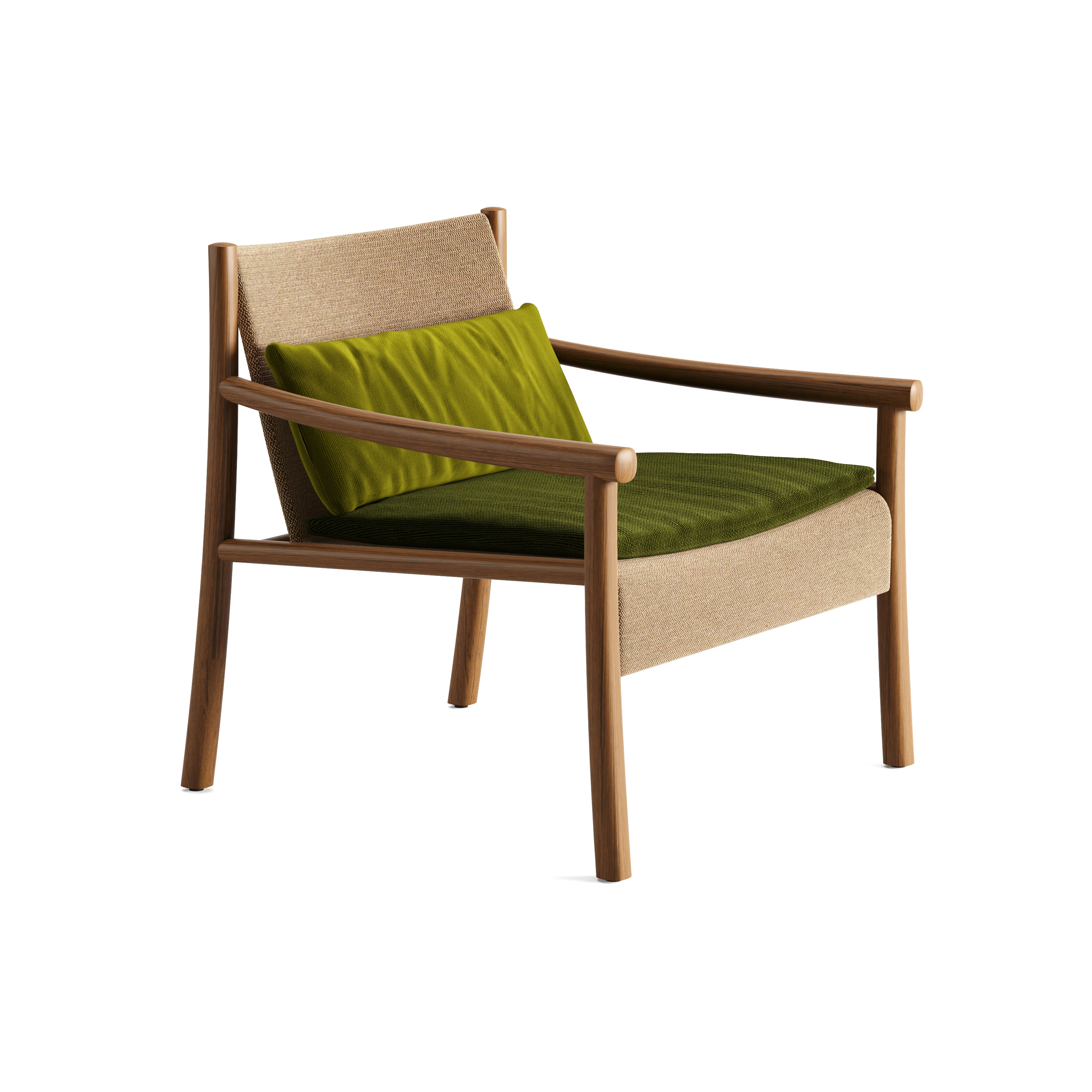 Display product Kata | Armchair 4 wood legs, Outdoor from manufacturer Arper