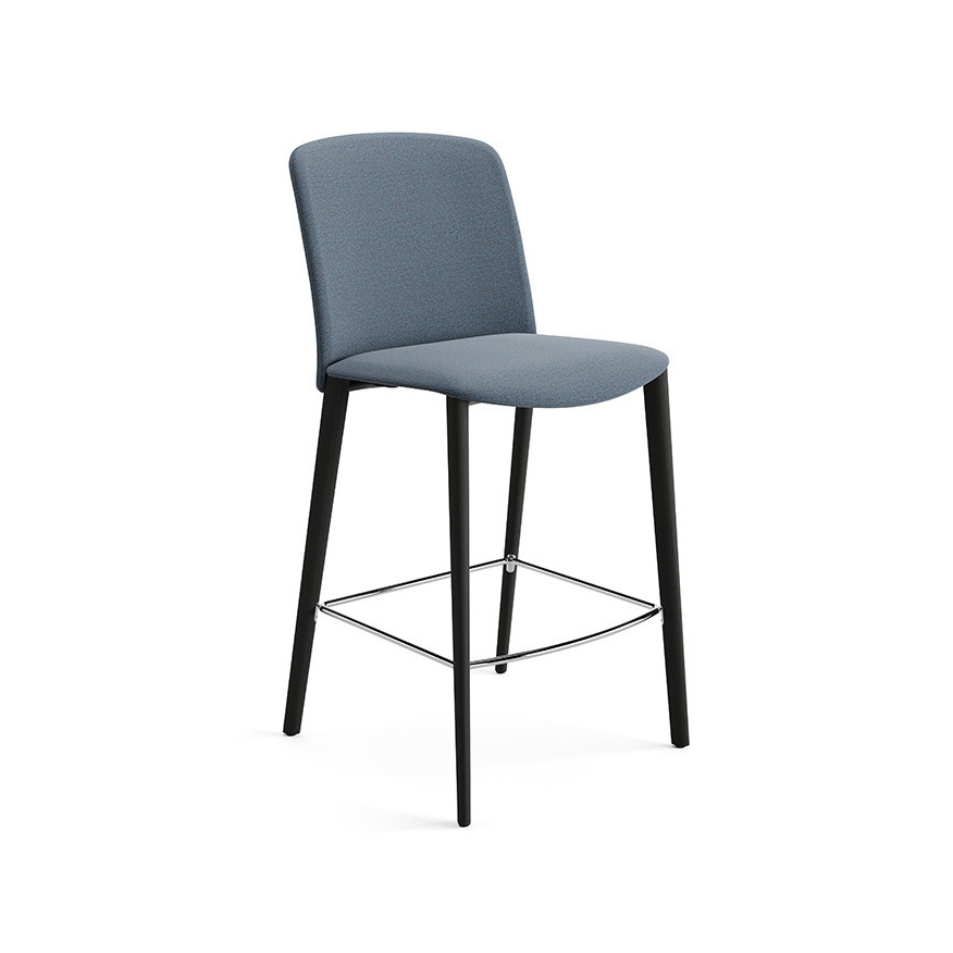 Display product Mixu 02 | Counter stool 4 wood legs from manufacturer Arper