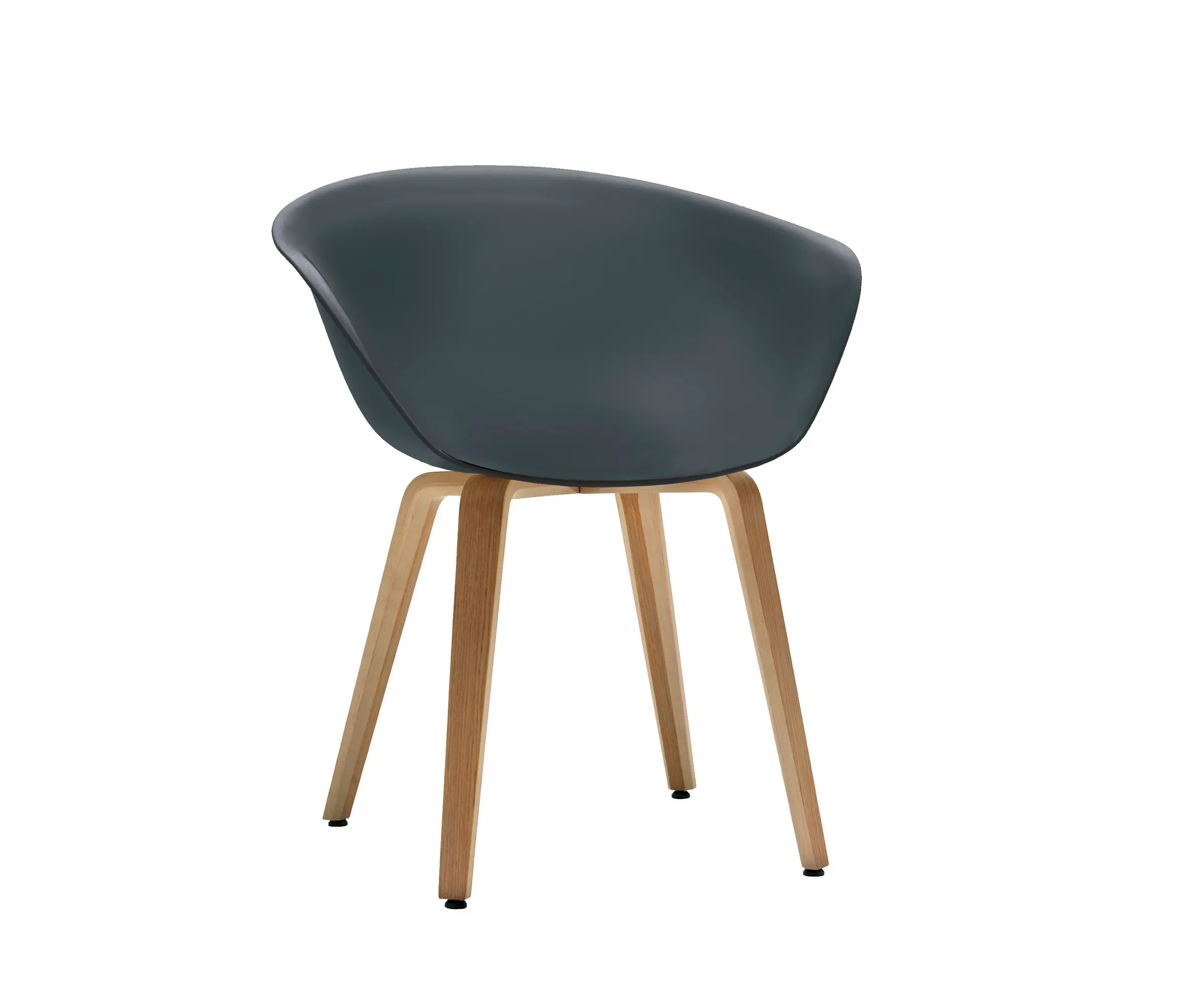 Arper - Duna 02 - 4 gambe legno