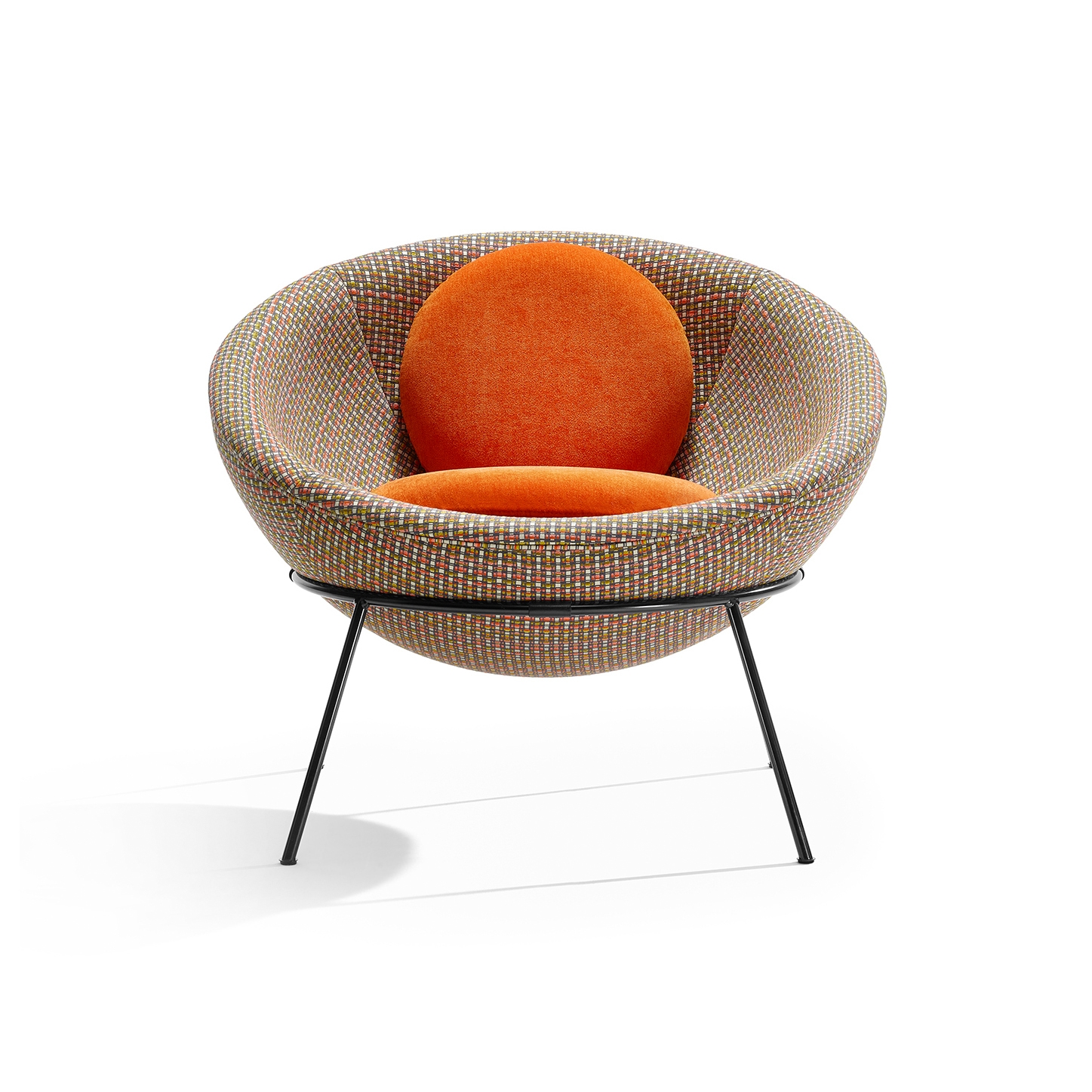 Produkt Bardi's Bowl Chair | Eureka (Rubelli) des Herstellers Arper anzeigen