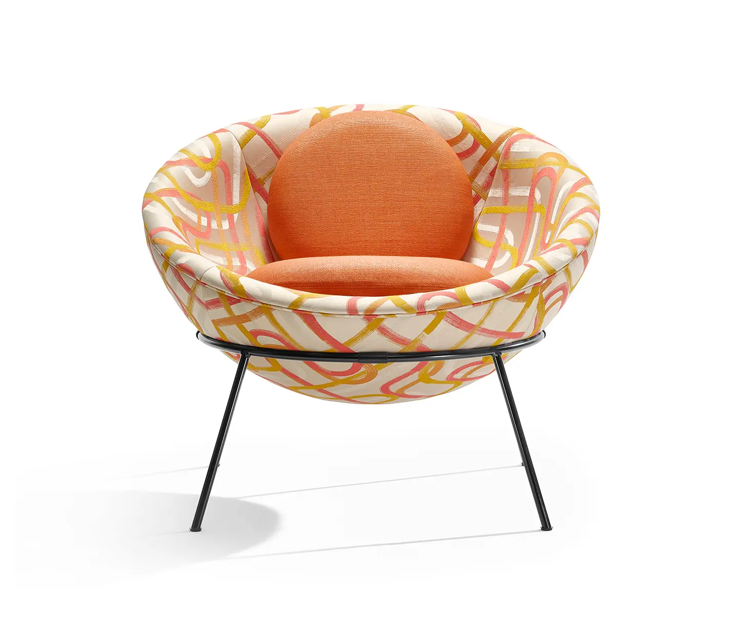 Arper - Bardi's Bowl Chair | Lollipop (Rubelli)