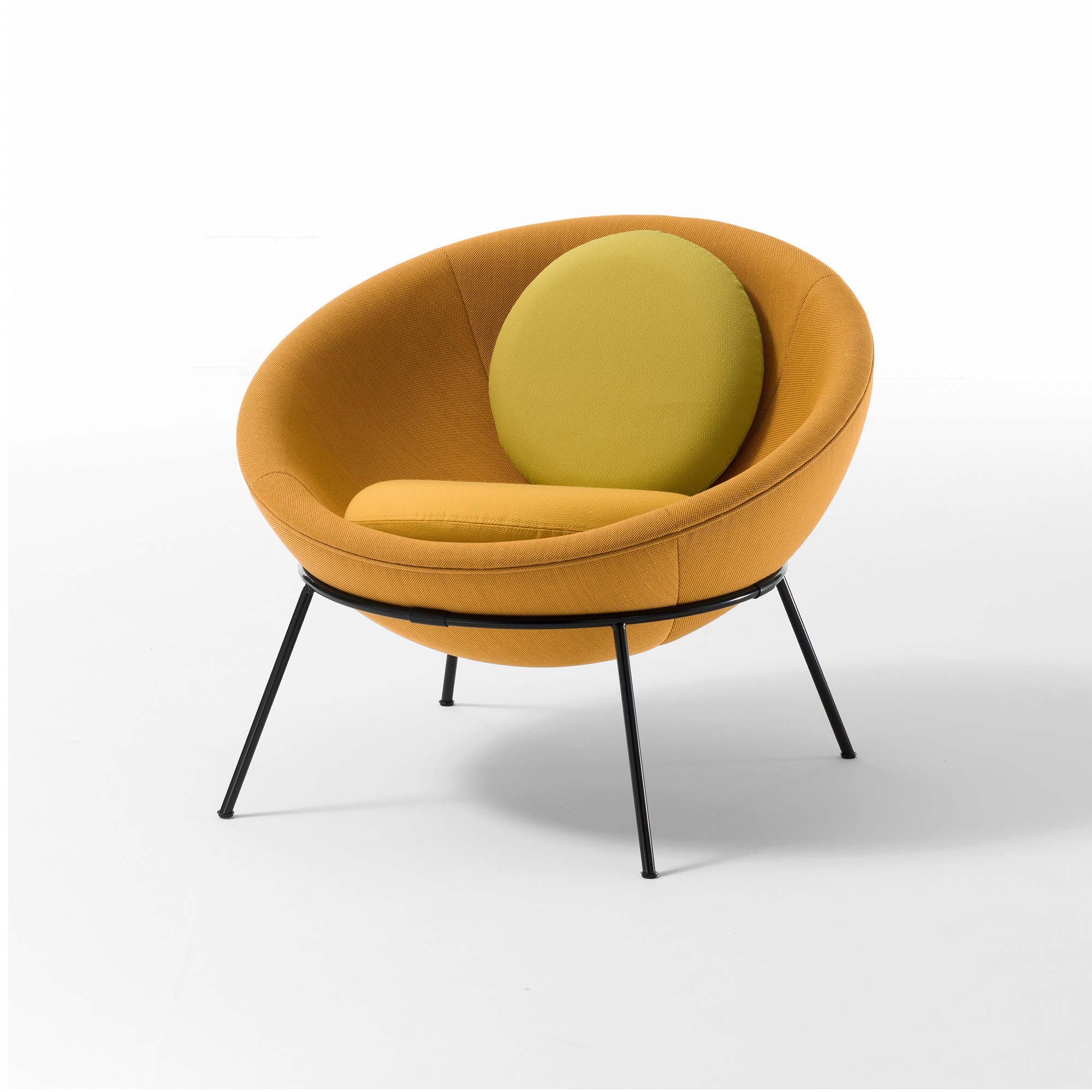 Display product Bardi's Bowl Chair | Yellow Nuance from manufacturer Arper