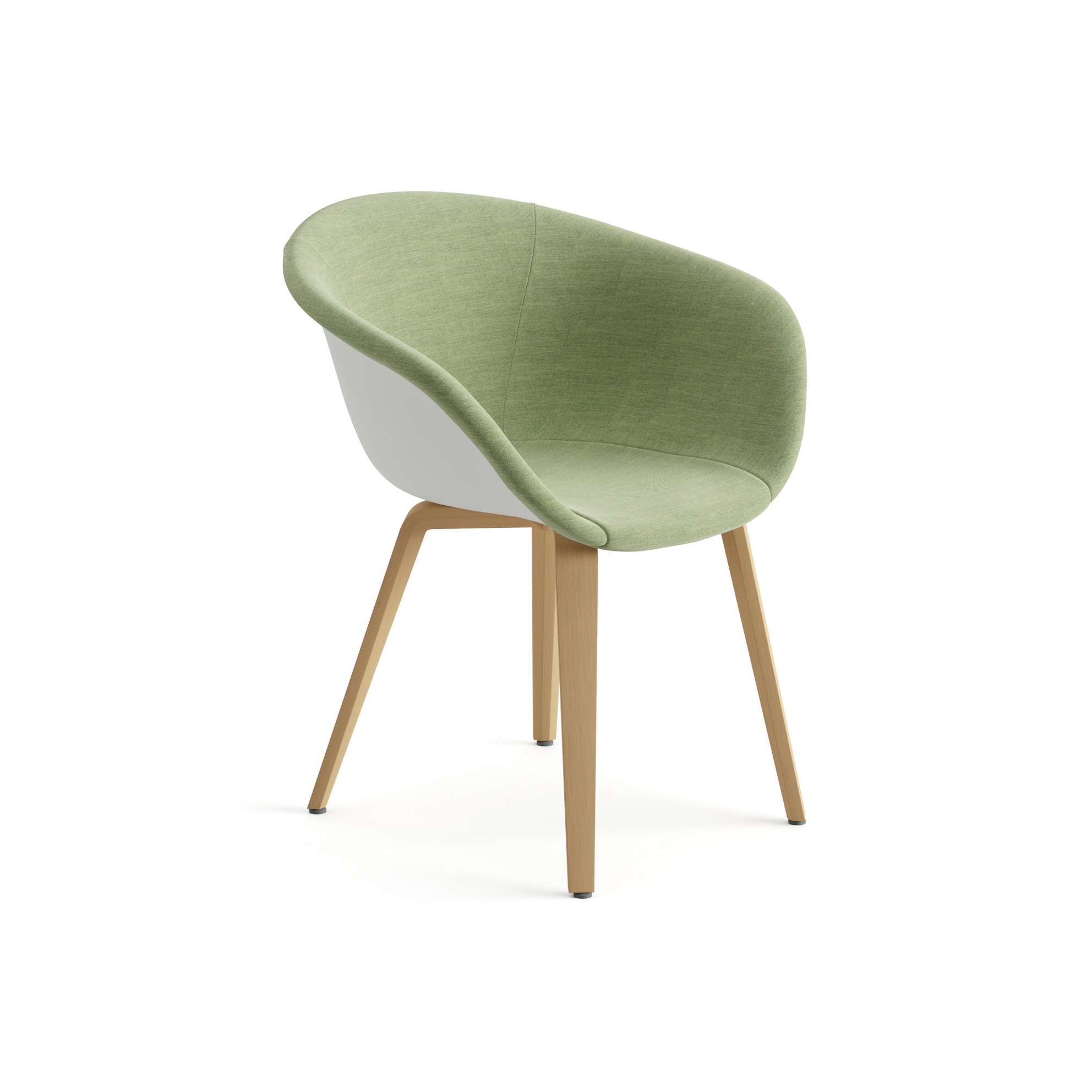 Vertoon produk Duna 02 - 4 wood legs van vervaardiger Arper