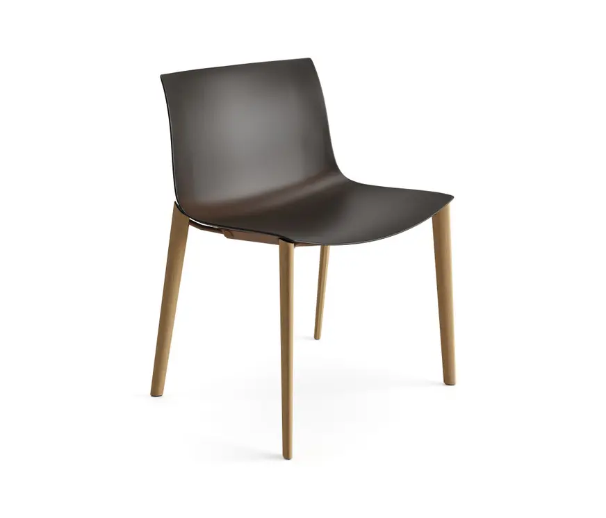 Arper - Catifa Carta - 4 Gambe Legno