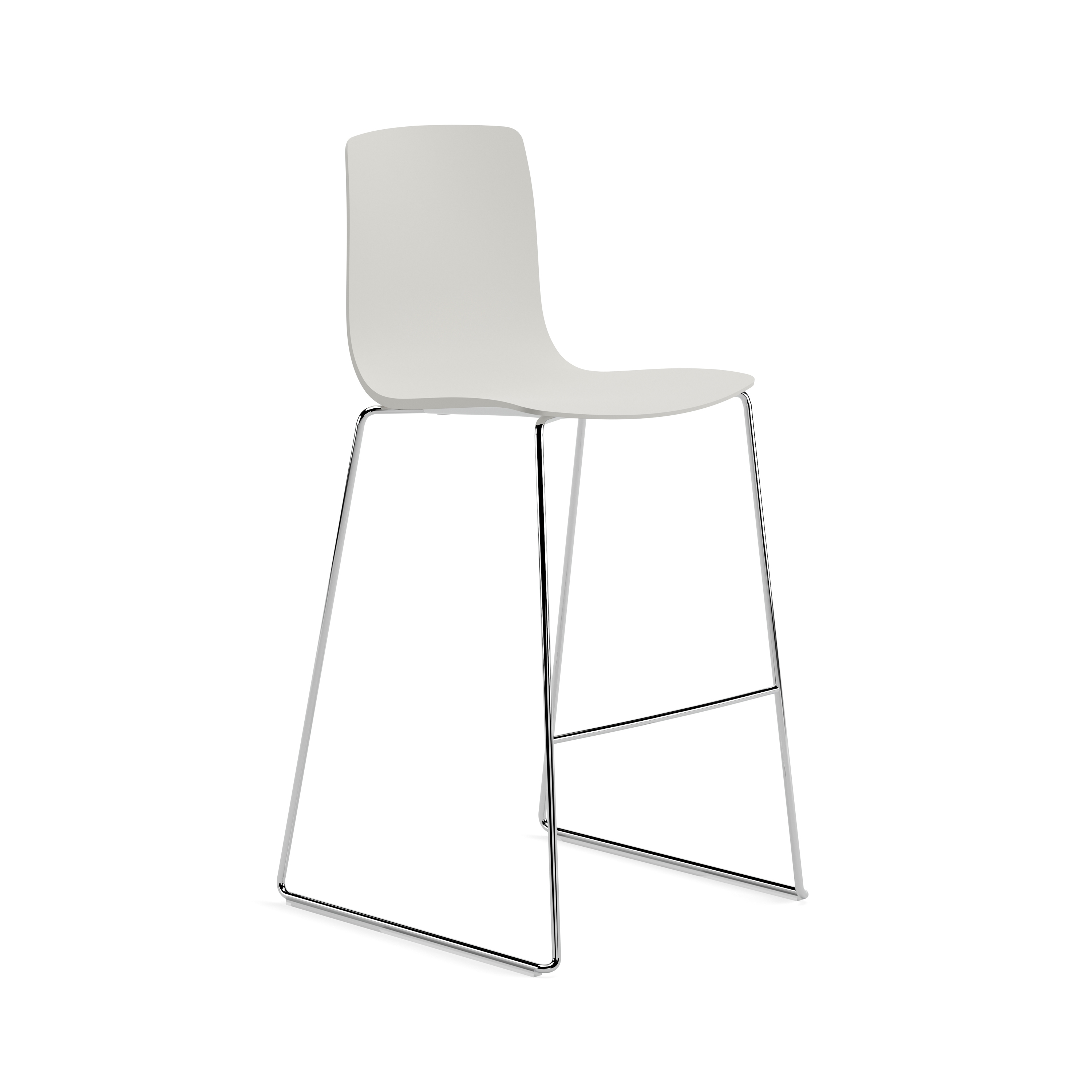 Display product Aava 02 Bar Stool – Sled from manufacturer Arper