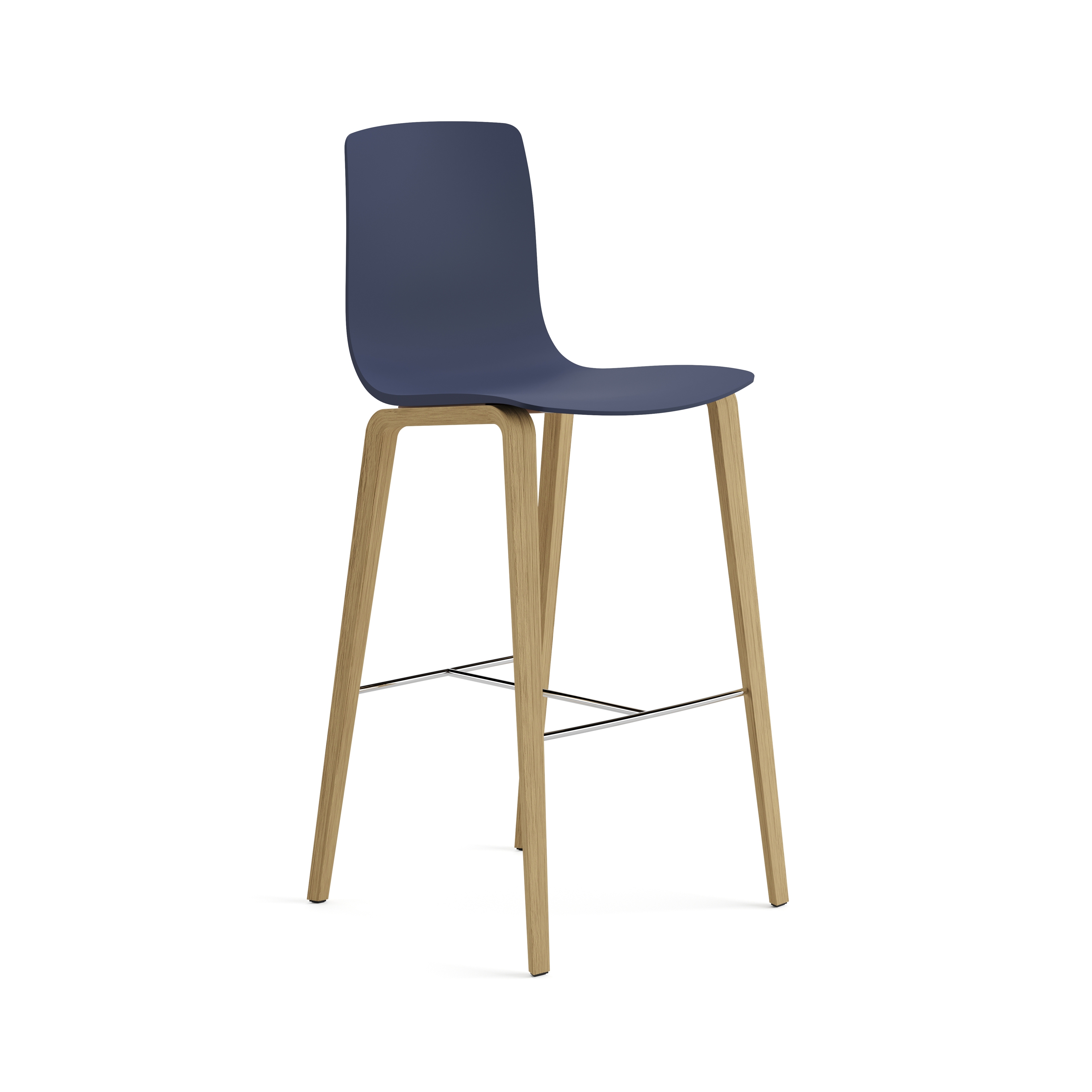 Mostra il prodotto Aava 02 Bar Stool – 4 gambe legno del produttore Arper