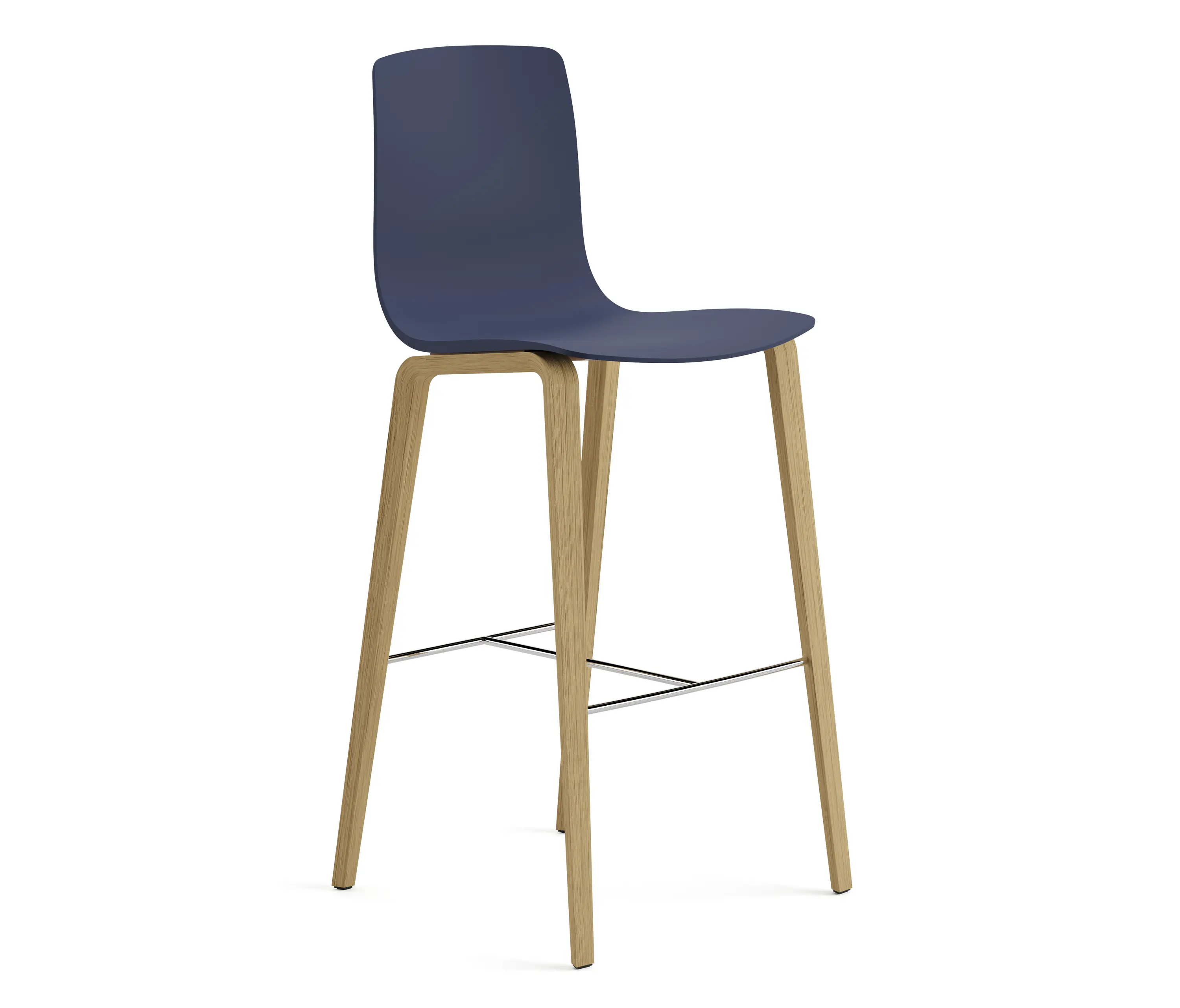 Arper - Aava 02 - Hocker mit Holzbeine