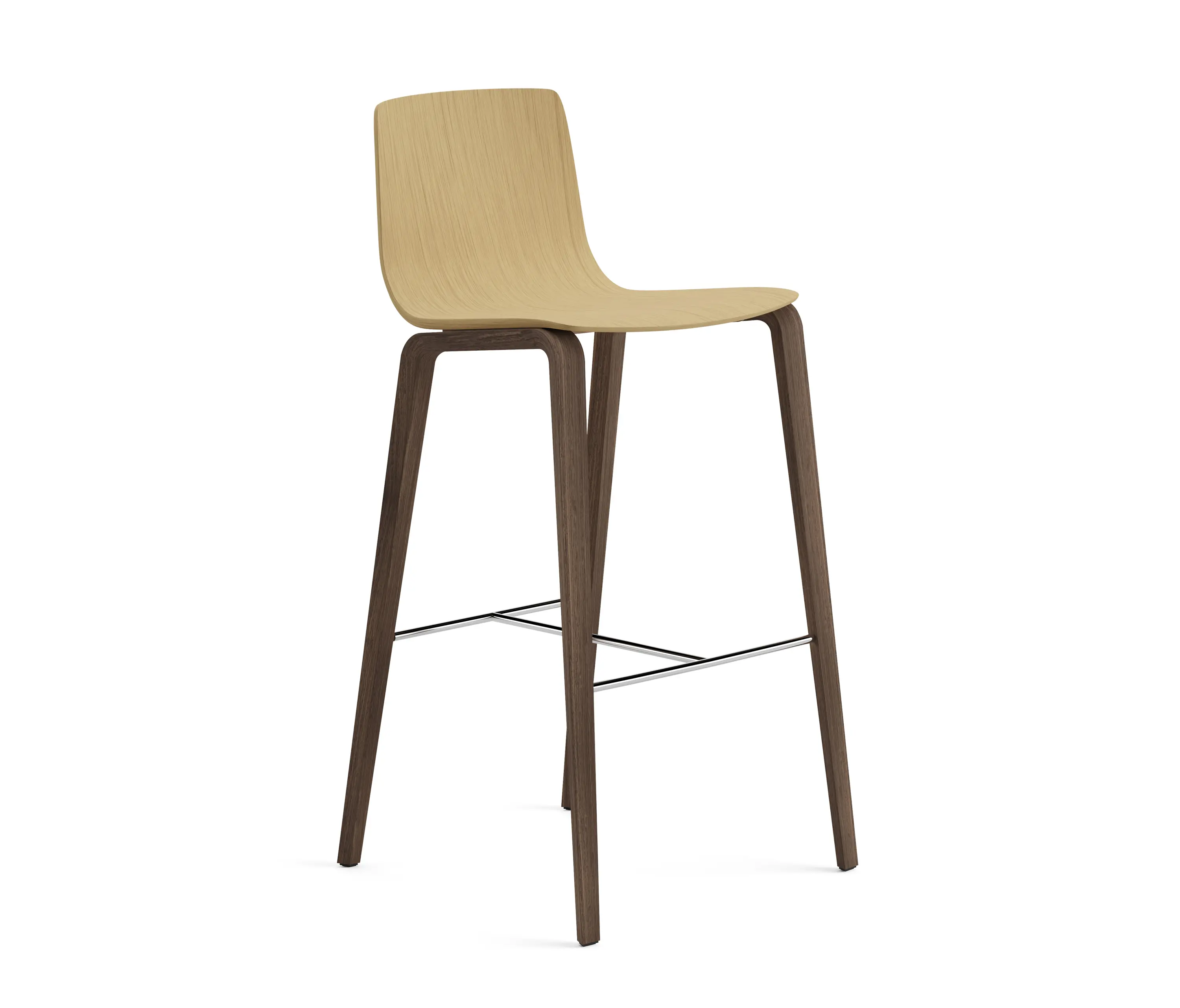 Arper - Aava 02 - Tabourete Patas Madera