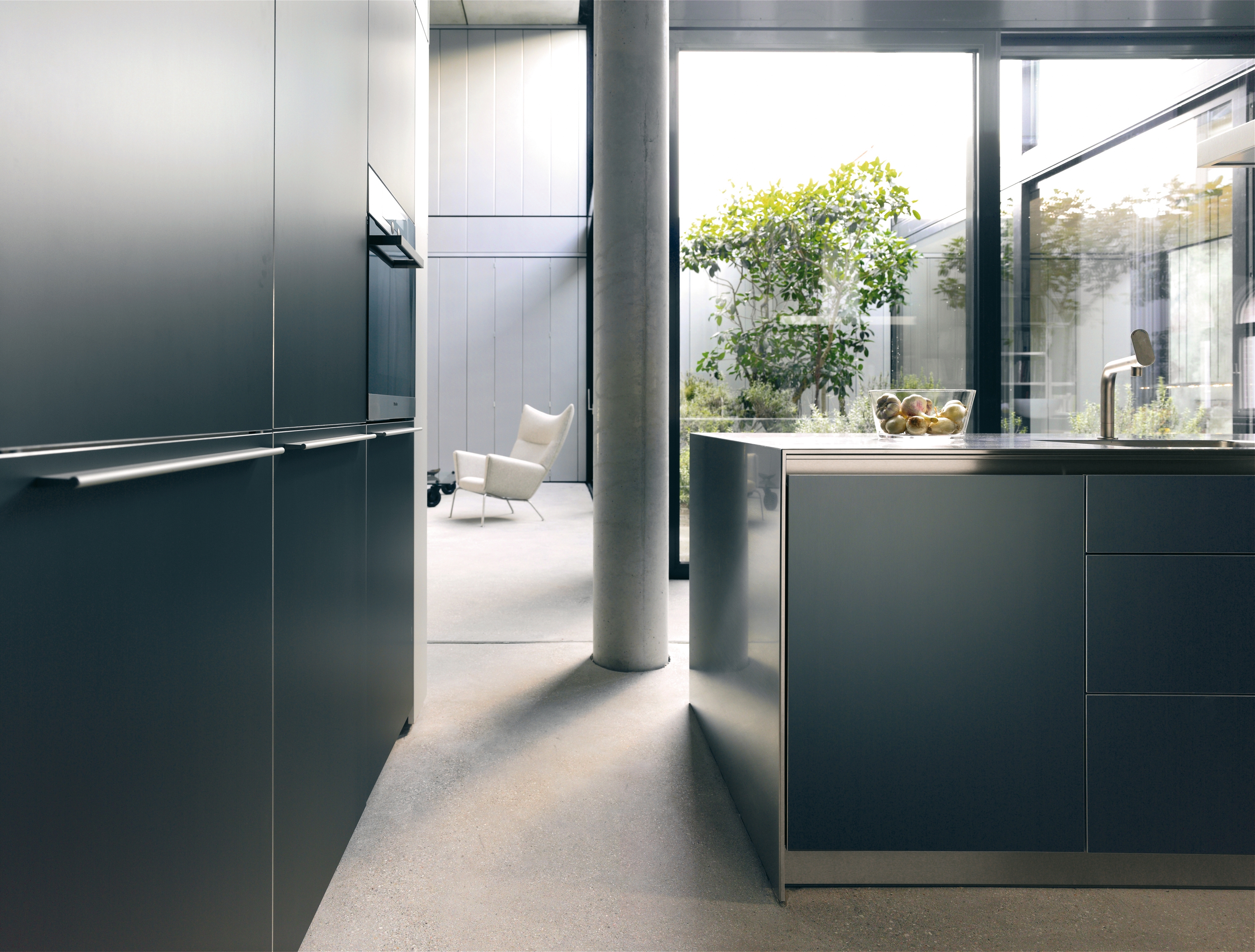 Display product bulthaup b3 aluminium grey from manufacturer bulthaup