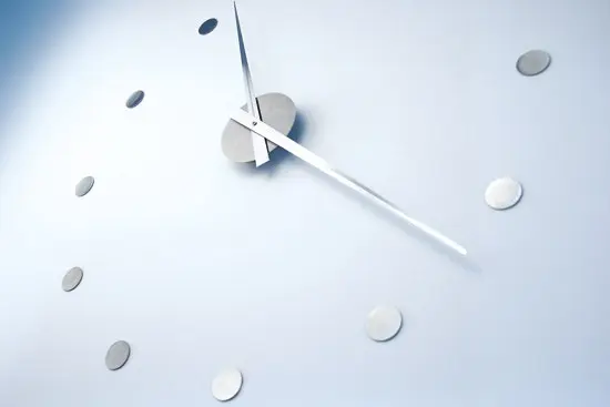 Radius Design - wanduhr edelstahl