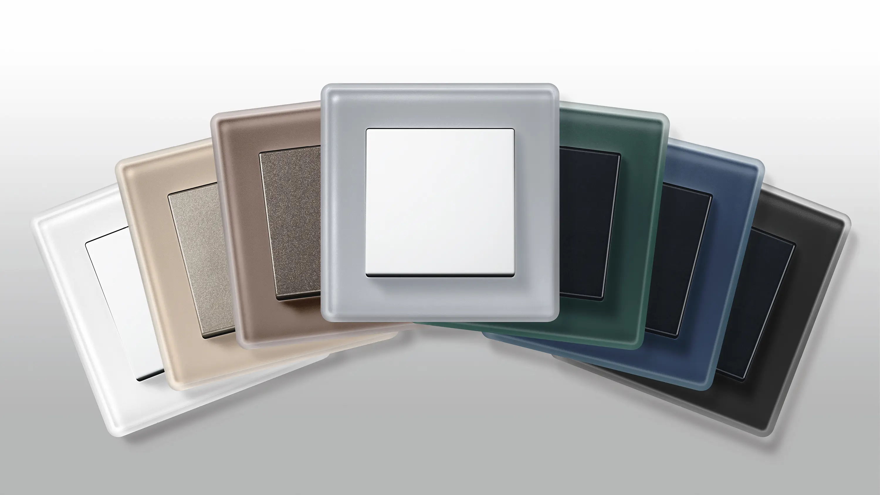 JUNG - A VIVA in champagne switch in champagne