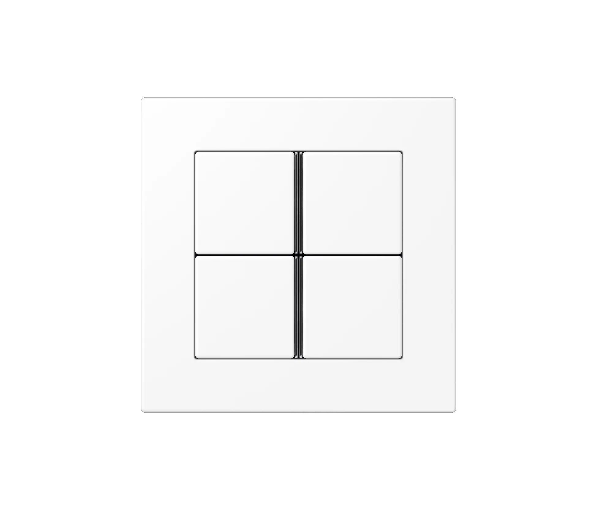 JUNG - A 550 | F40 Push-button sensor 4-gang matt snow white