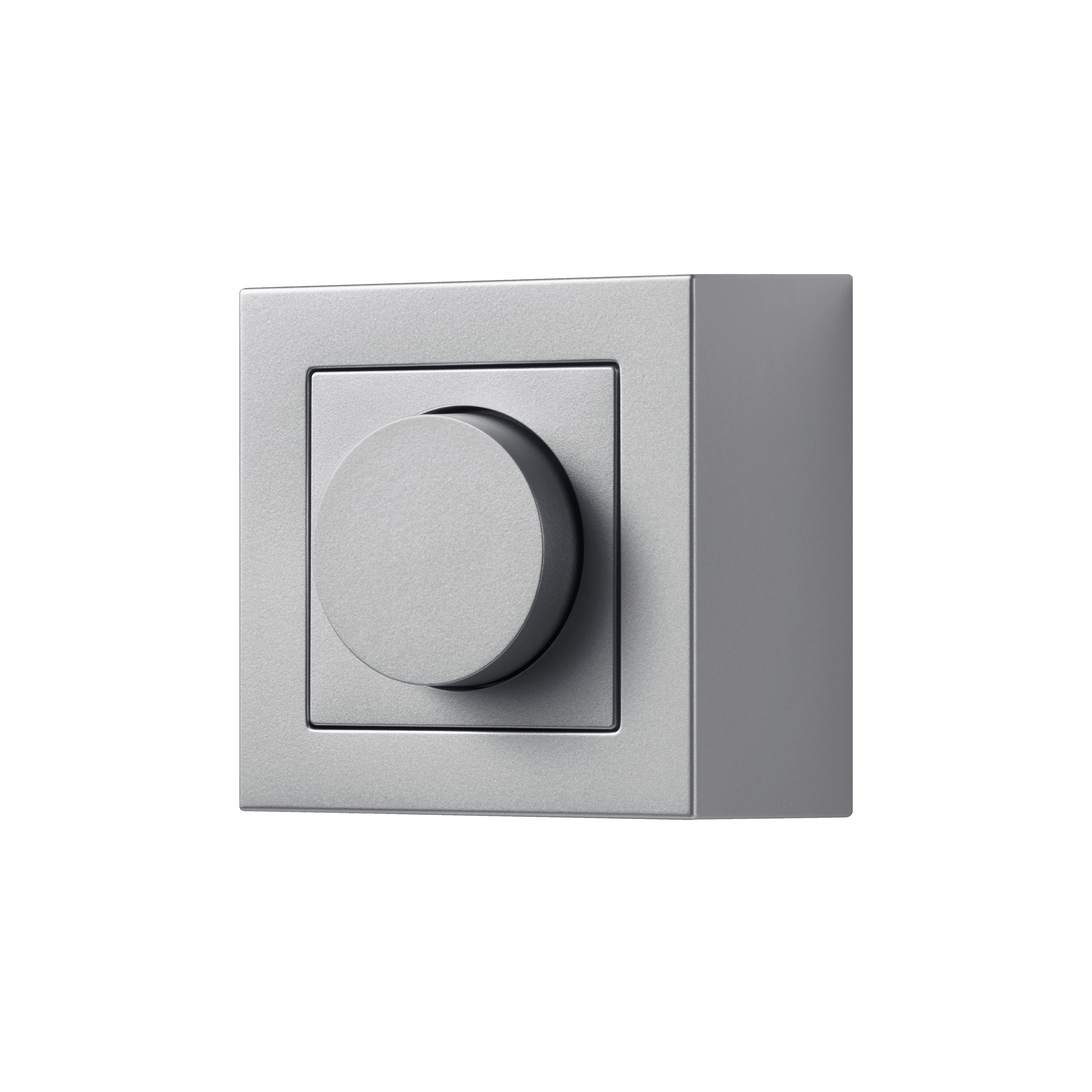 Vertoon produk A CUBE rotary dimmer in aluminium van vervaardiger JUNG
