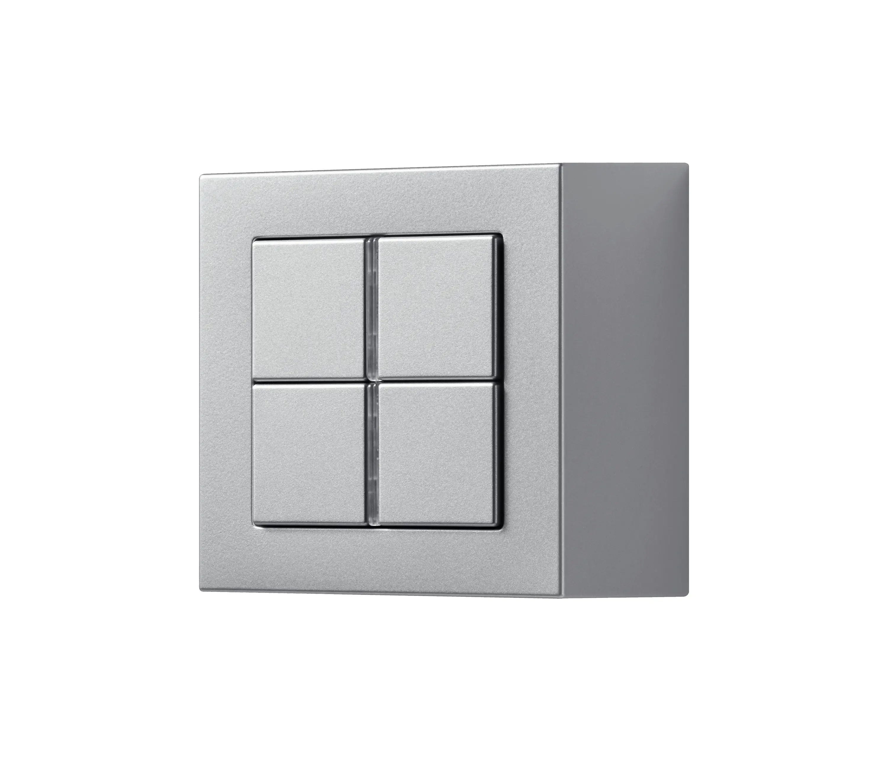 JUNG - A CUBE KNX Kompakt-Raumkontroller F 50 in Aluminium