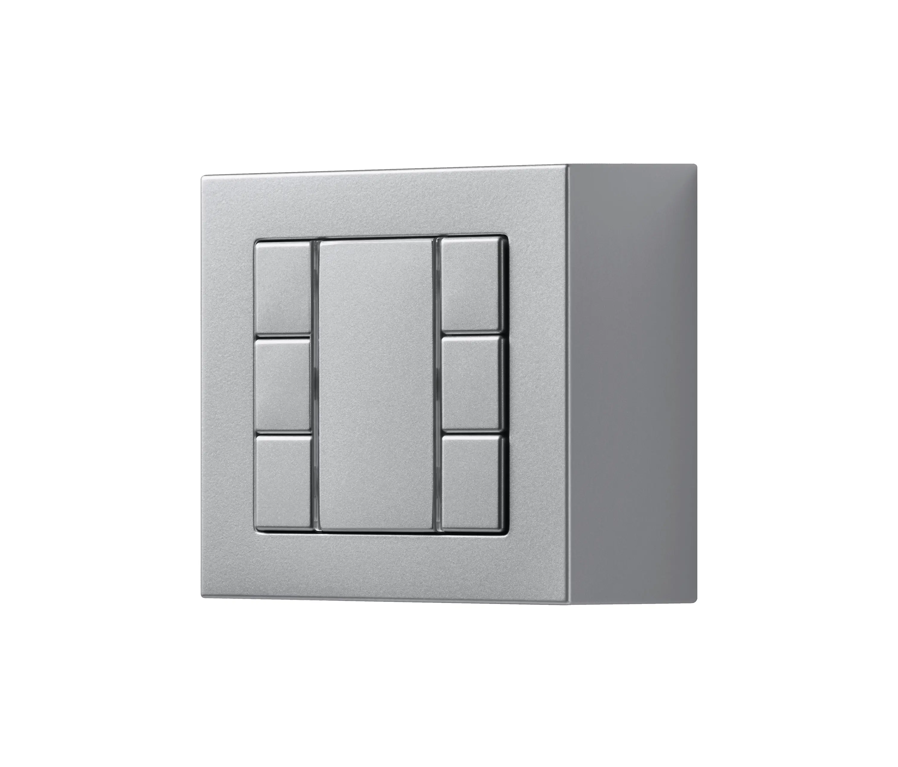 JUNG - A CUBE KNX Kompakt-Raumkontroller F 40 in Aluminium