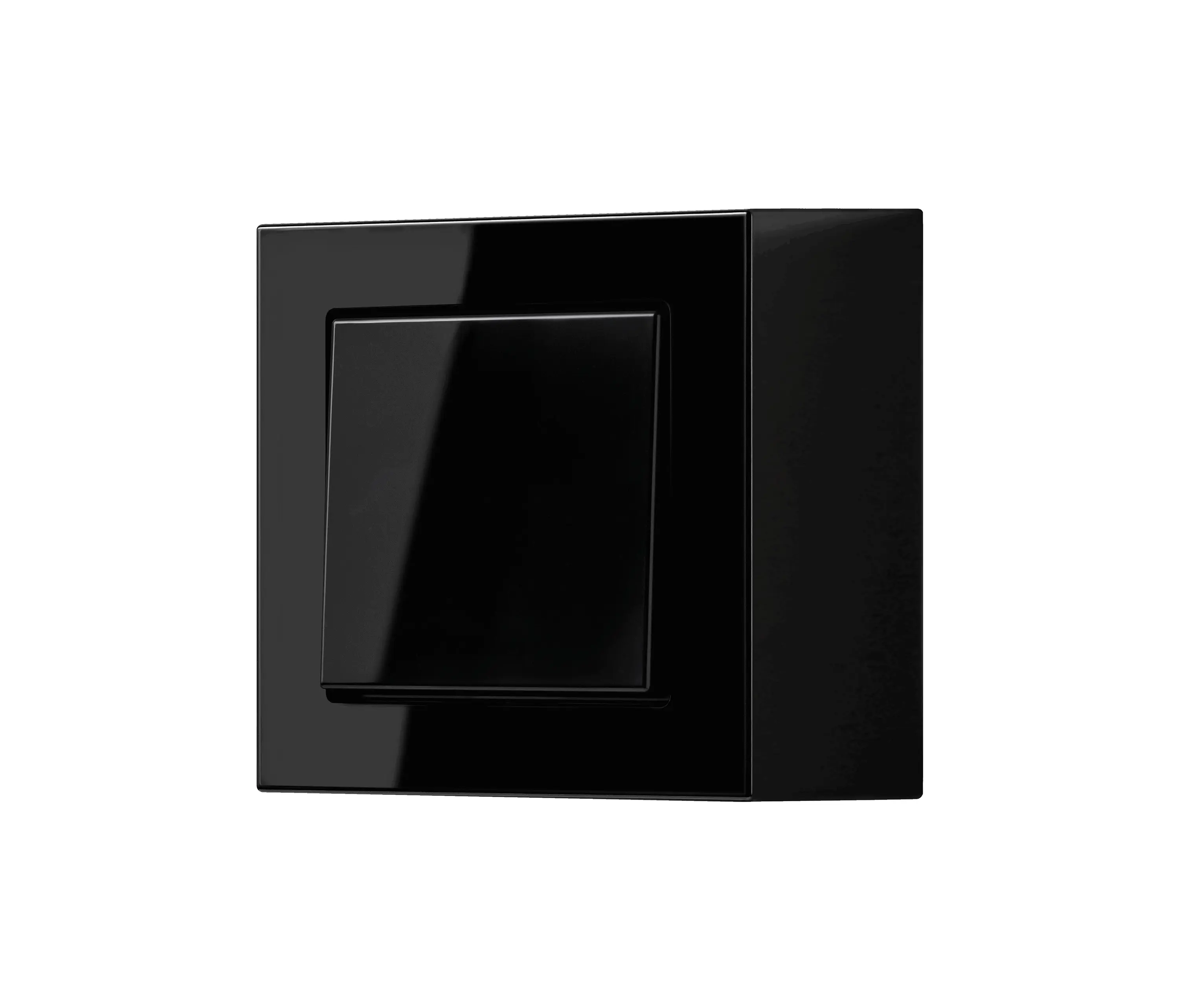 JUNG - A CUBE switch in black