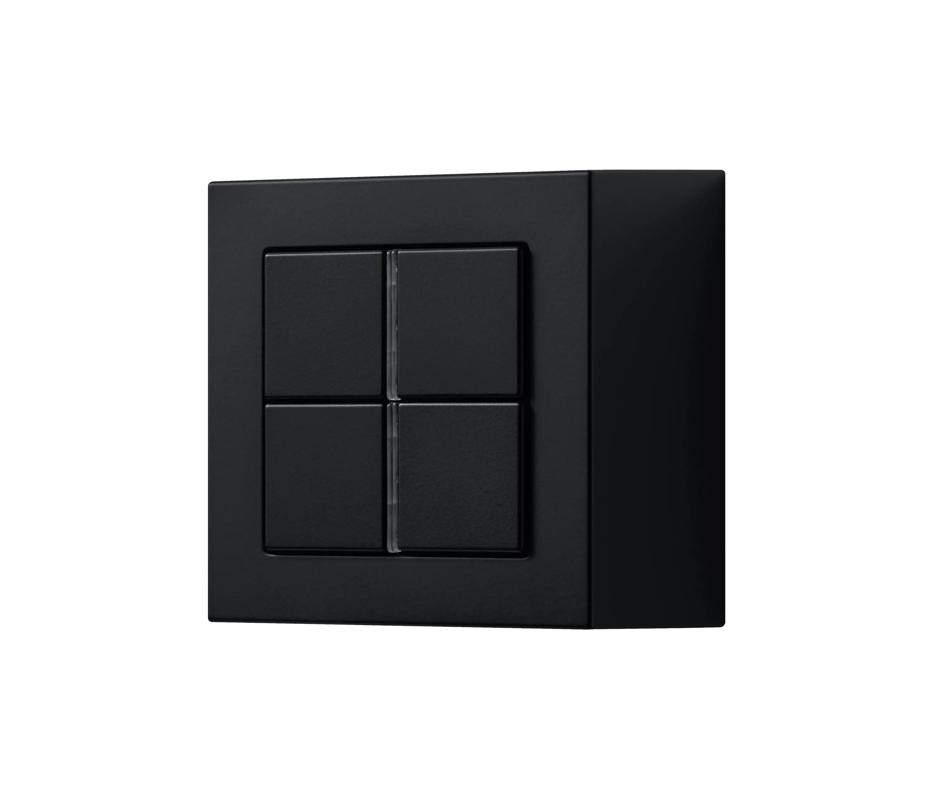 JUNG - A CUBE KNX compact room controller F 40 in matt graphite black