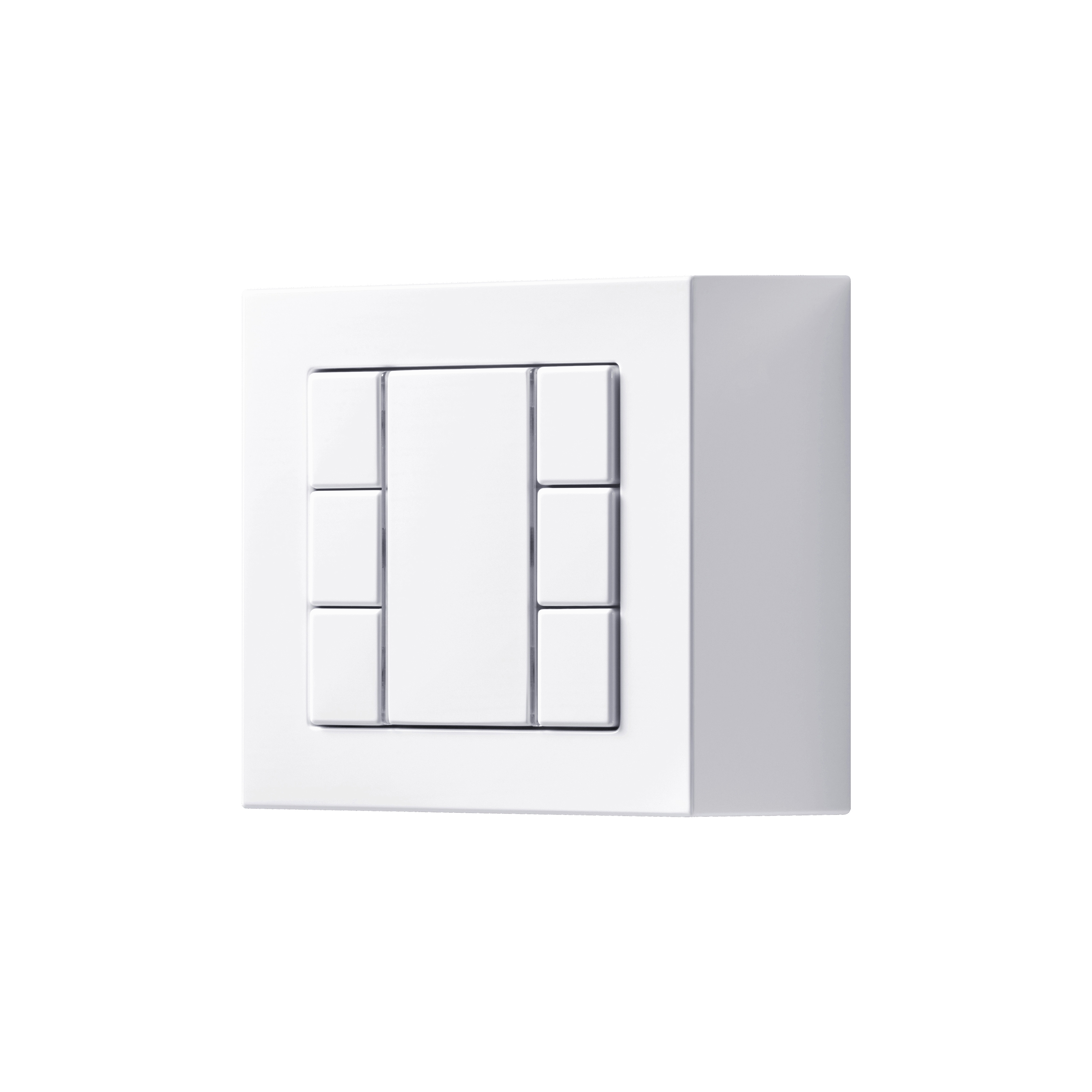 A CUBE KNX compact room controller F 50 in white