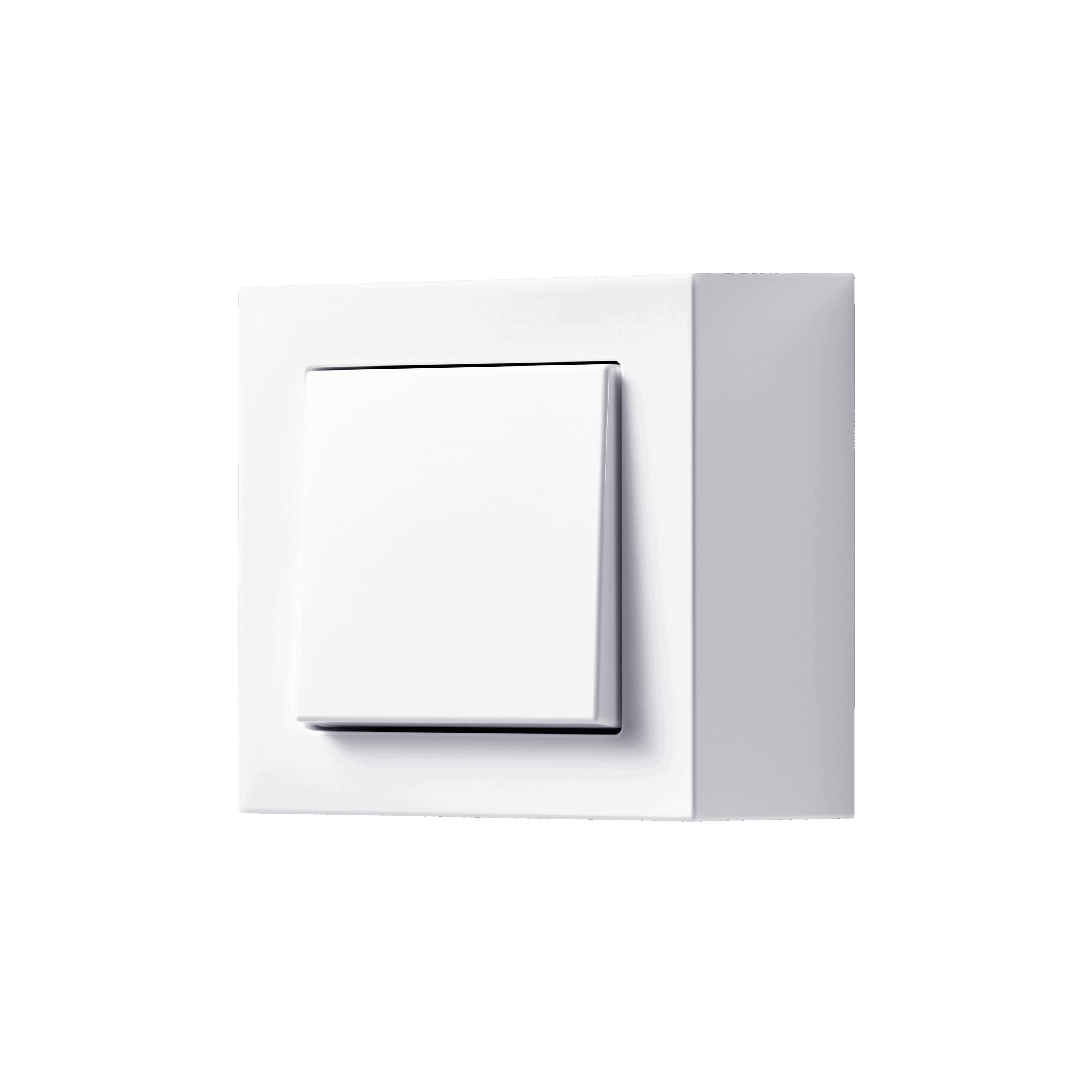 A CUBE switch in white