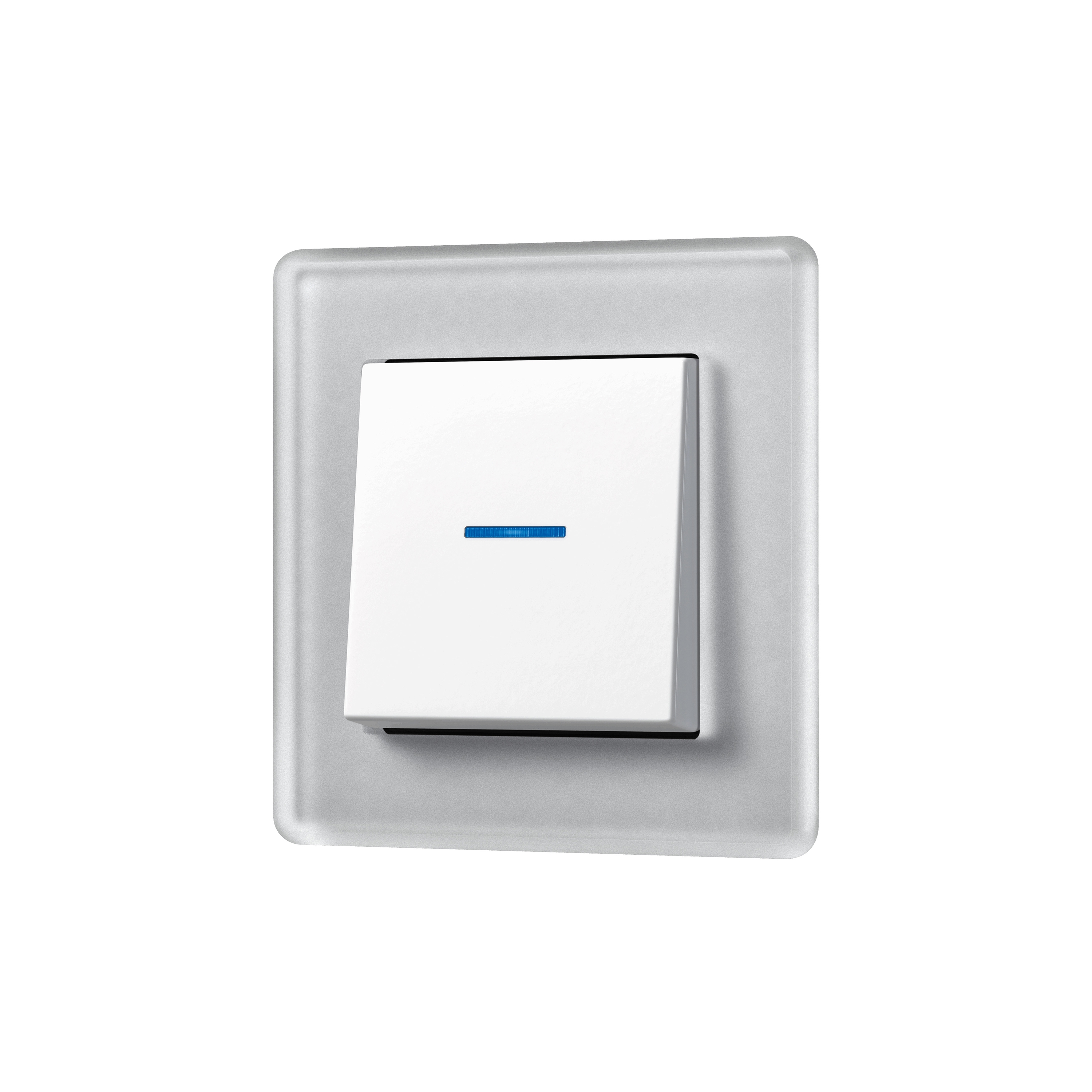 A VIVA in crystal grey switch in white LED in blue
