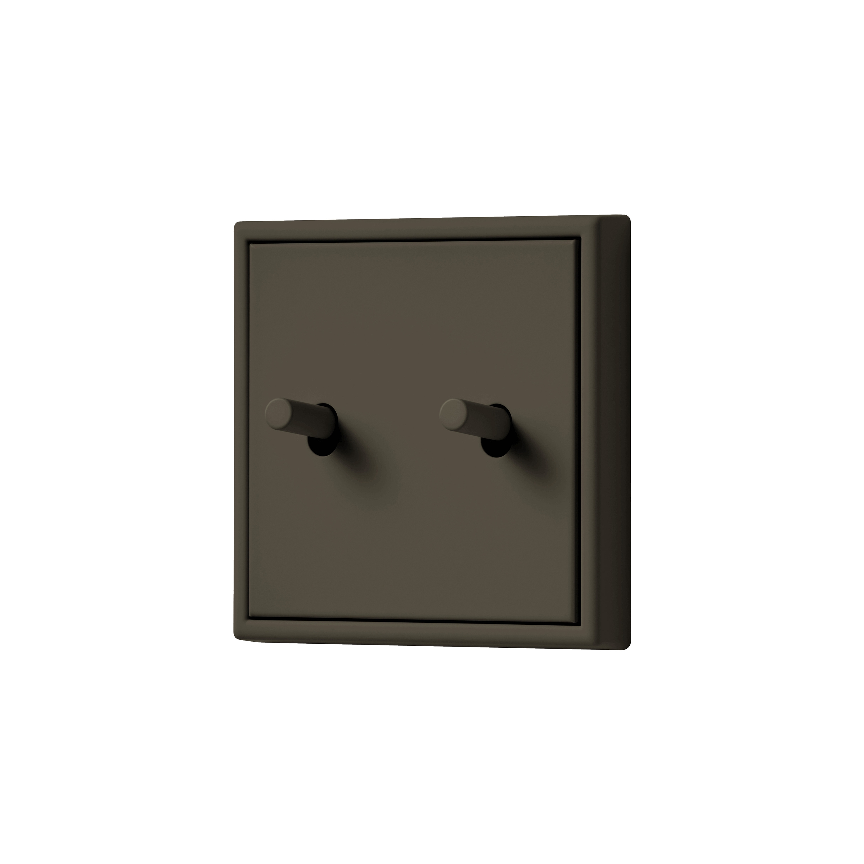 Display product LS 1912 in Les Couleurs® Le Corbusier Switch in The dark natural umber from manufacturer JUNG