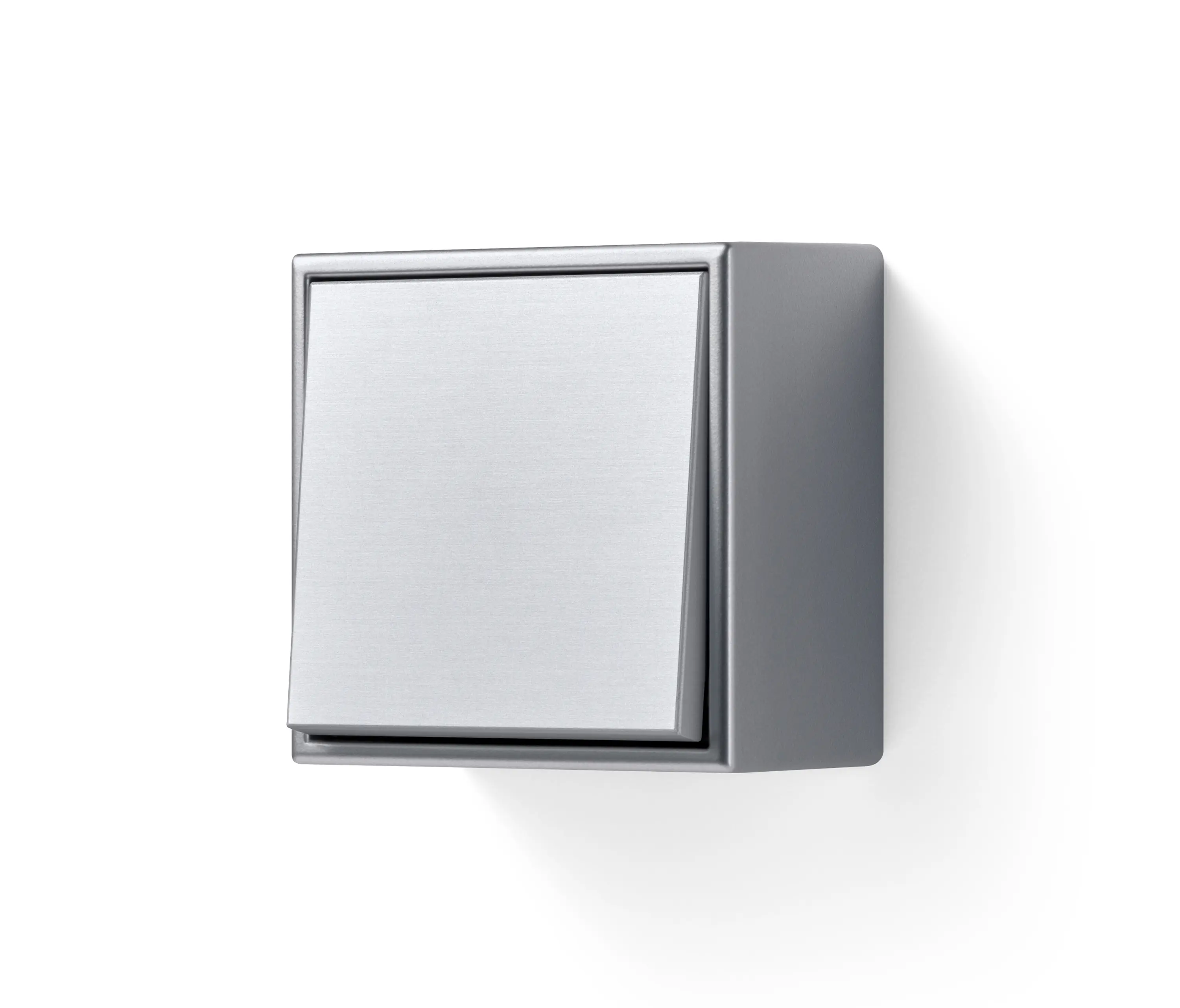JUNG - LS CUBE | Switch in aluminium