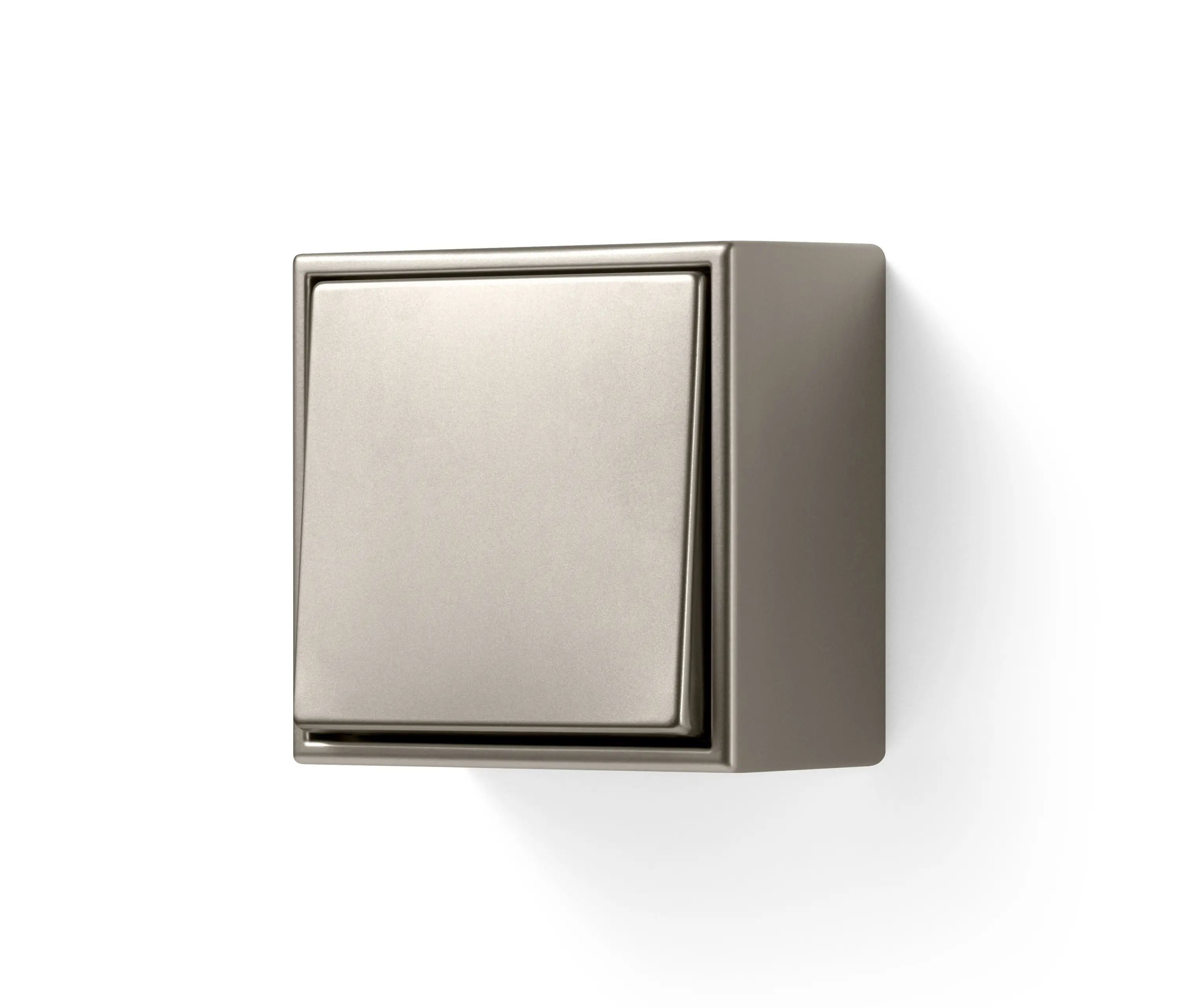 JUNG - LS CUBE | Switch in stainless steel