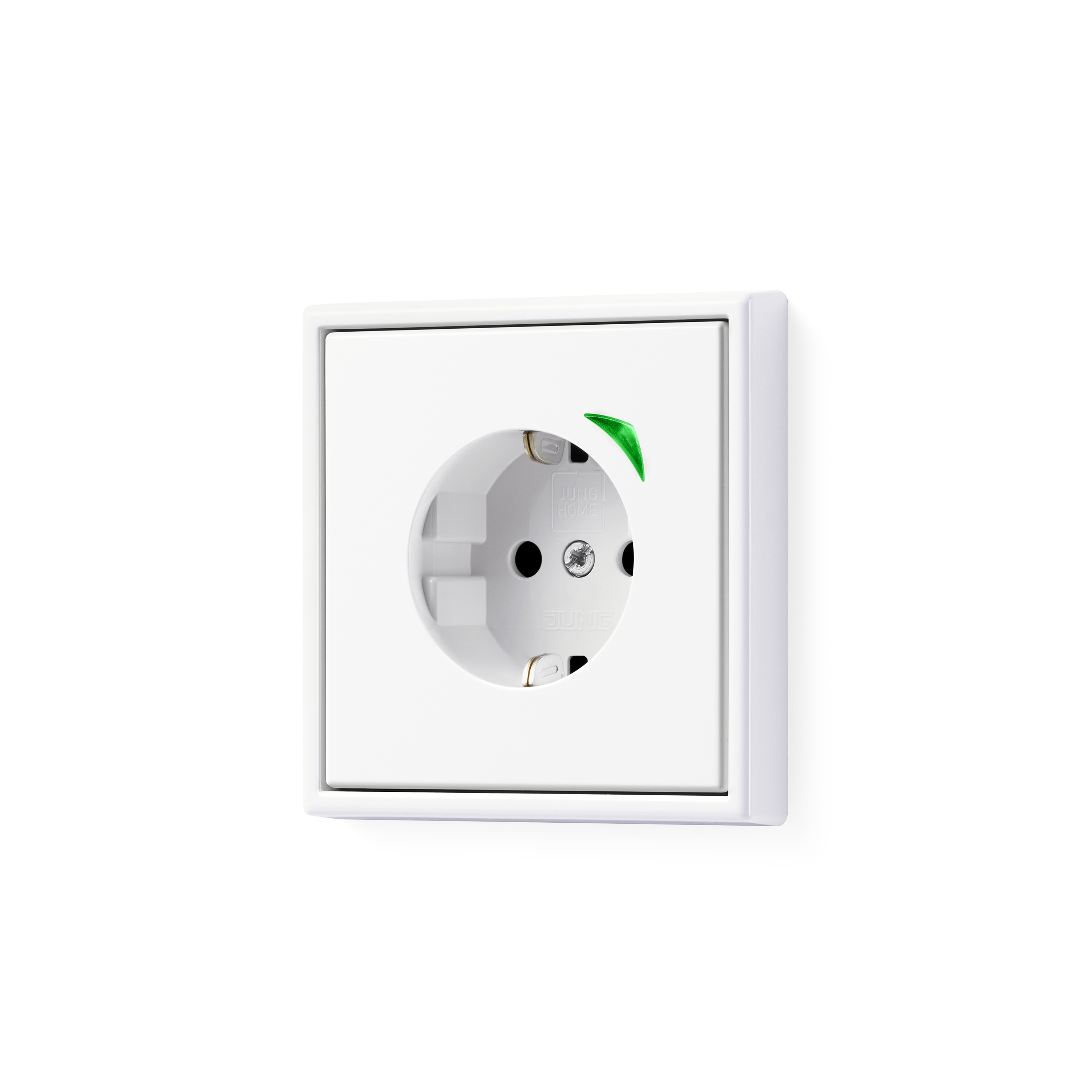 Display product LS 990 | JUNG HOME SCHUKO® socket Energy in white from manufacturer JUNG