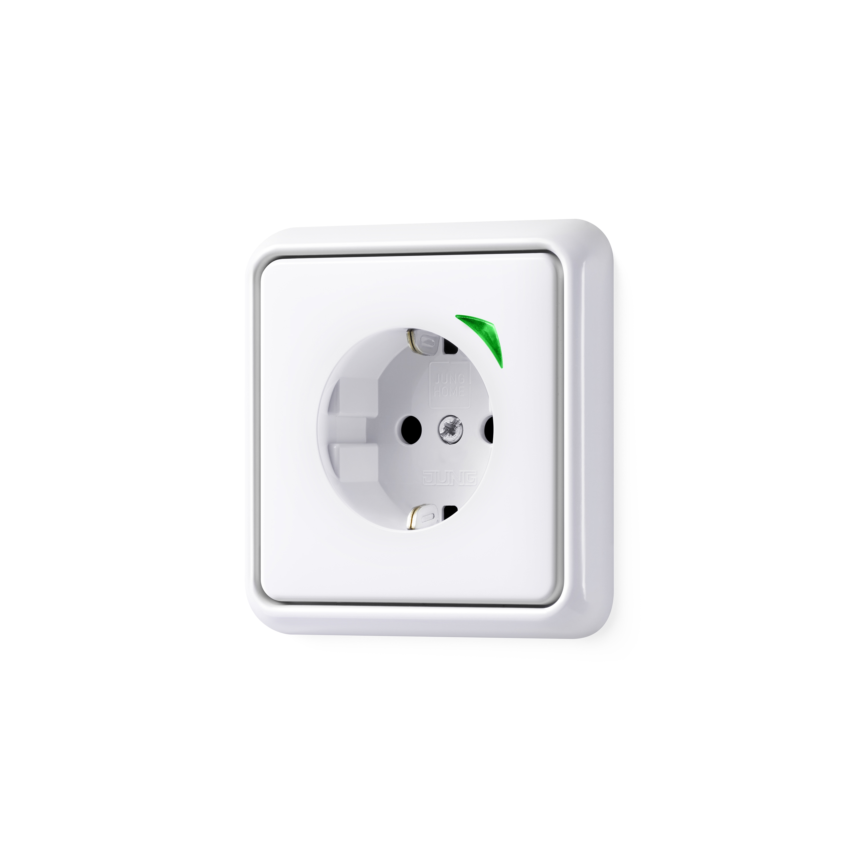Display product CD 500 | JUNG HOME SCHUKO® socket Energy in white from manufacturer JUNG