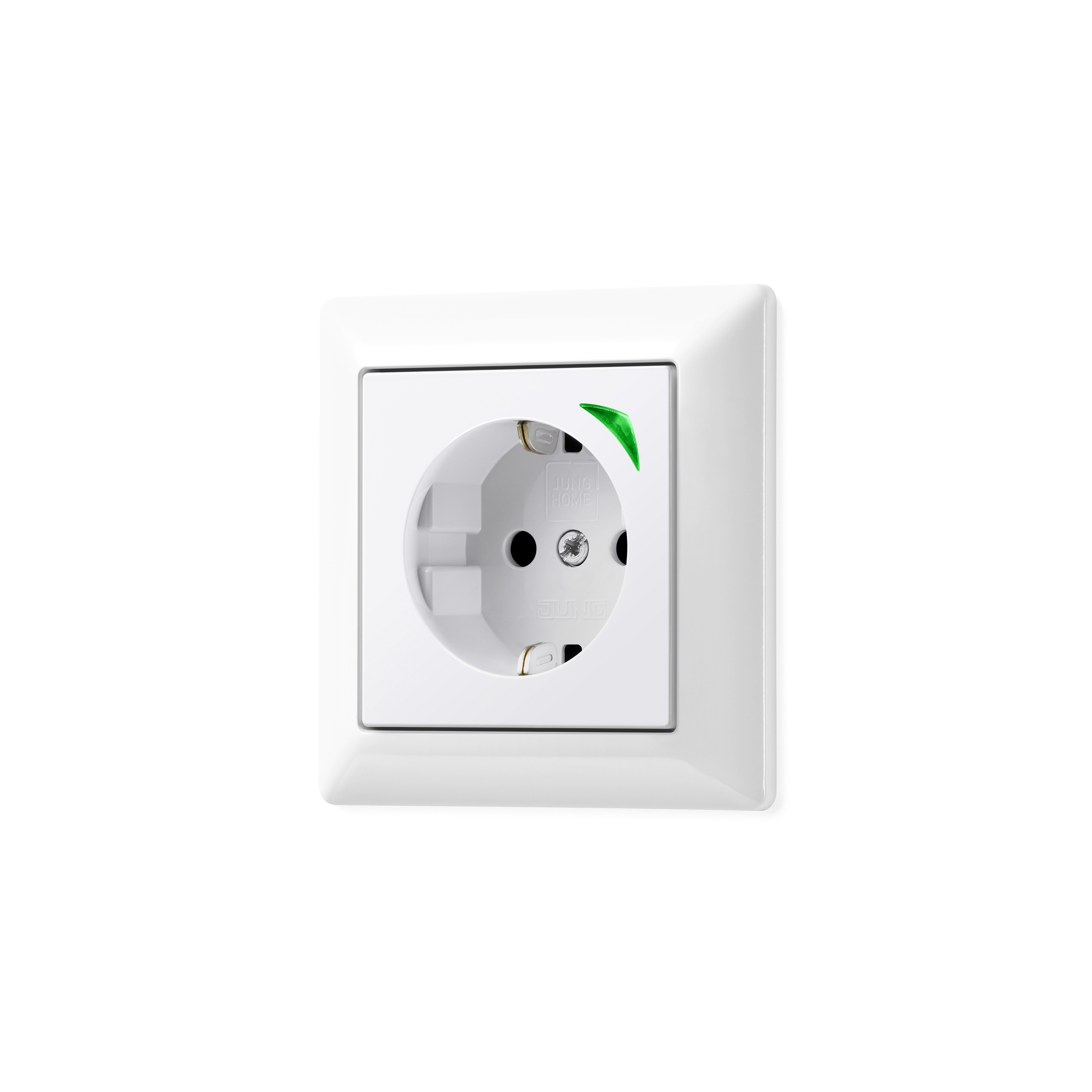 Display product AS 500 | JUNG HOME SCHUKO® socket Energy in white from manufacturer JUNG