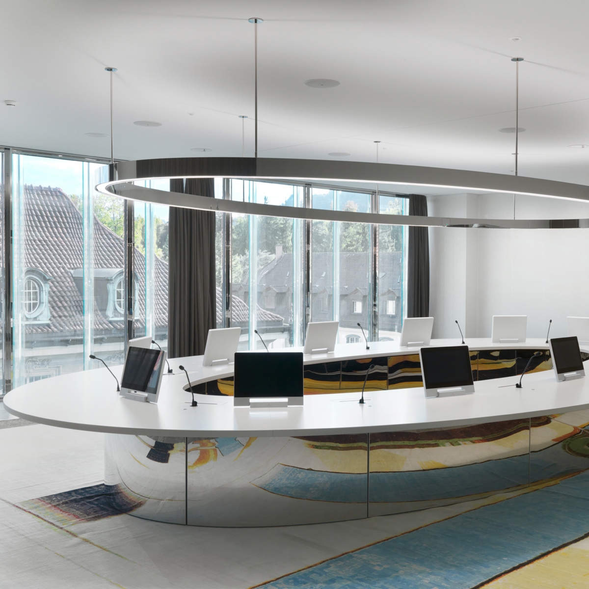 Display product Swiss Re Next, Zürich, Schweiz from manufacturer Girsberger