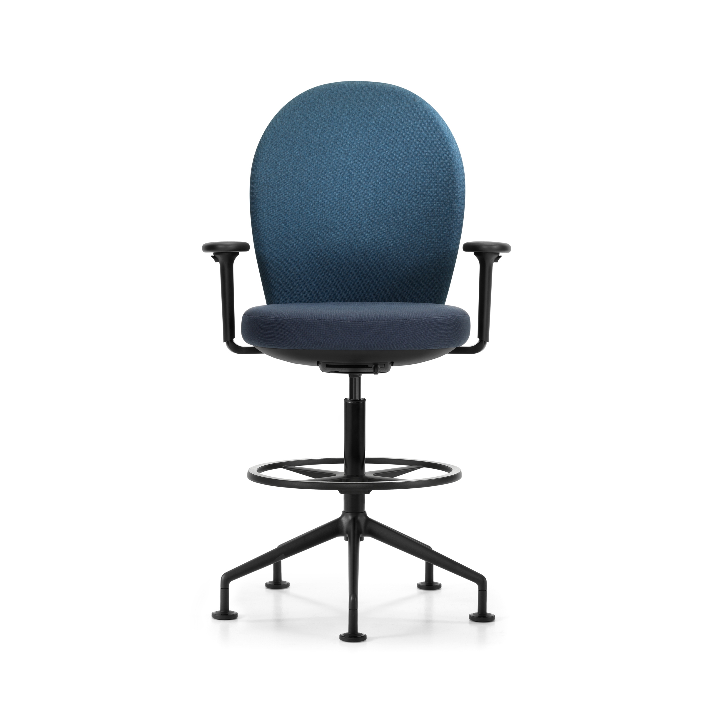 Display product MARVA swivel chair high, with foot ring from manufacturer Girsberger