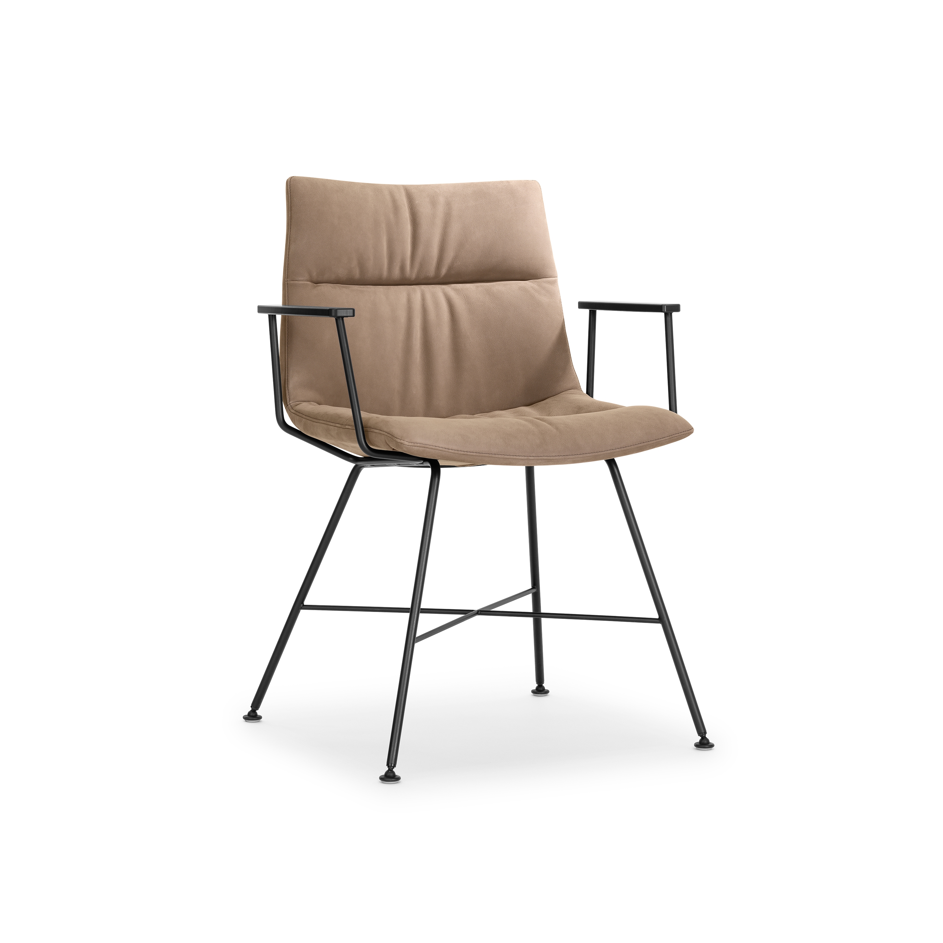 Display product MAREL four-legged chair with armrests from manufacturer Girsberger