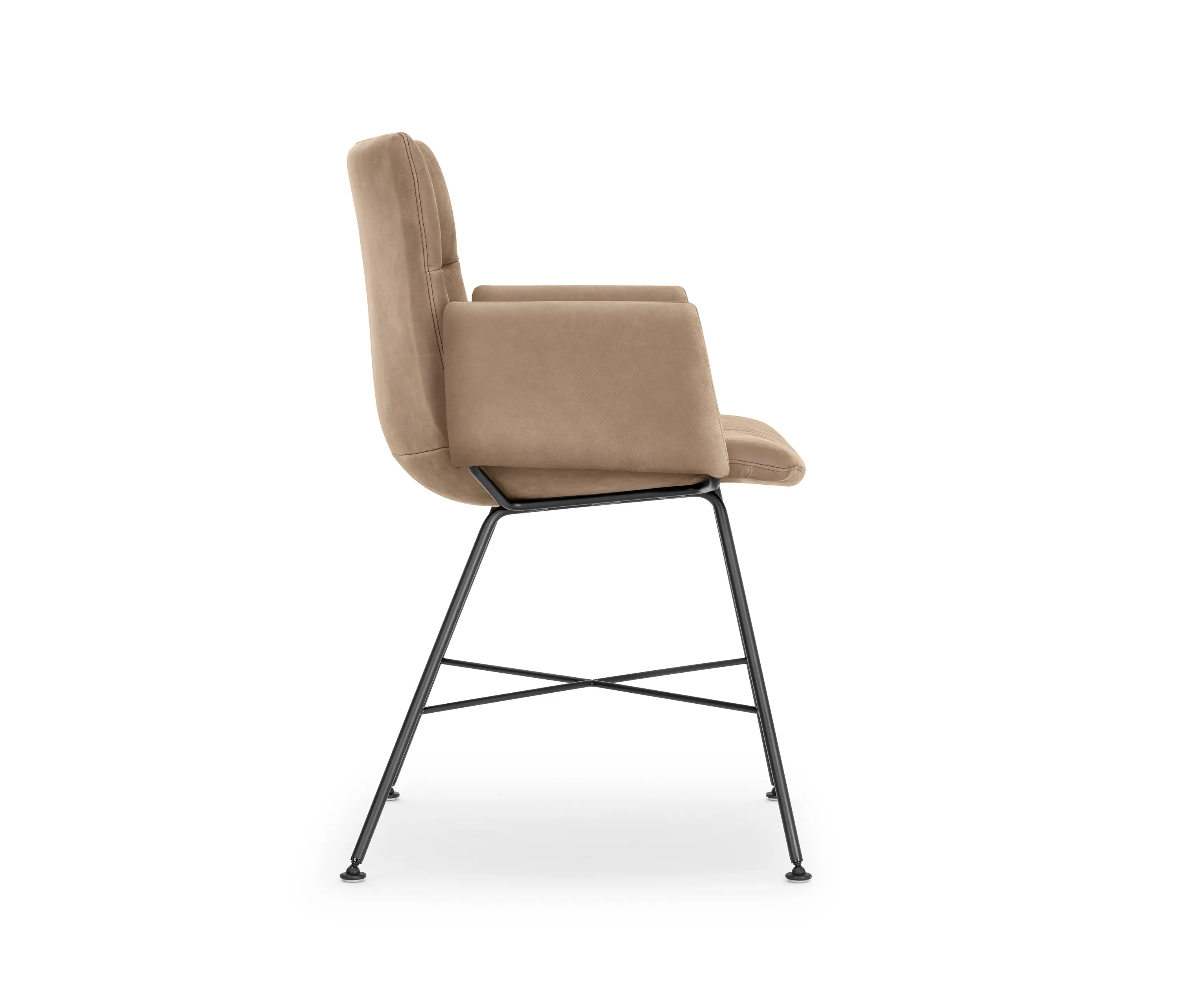 Girsberger - MAREL four-legged chair with side panels