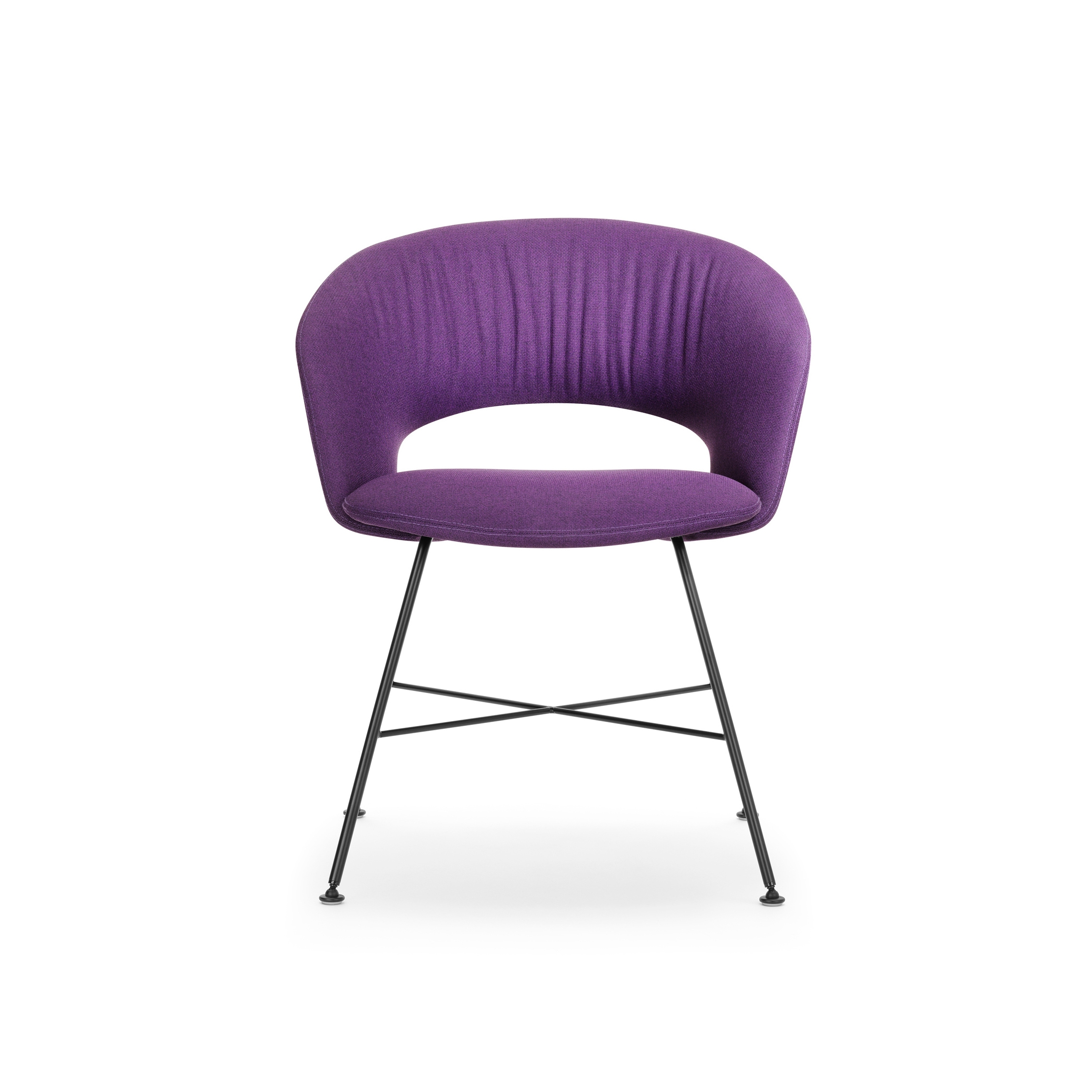 CALINA four-legged chair with cross brace