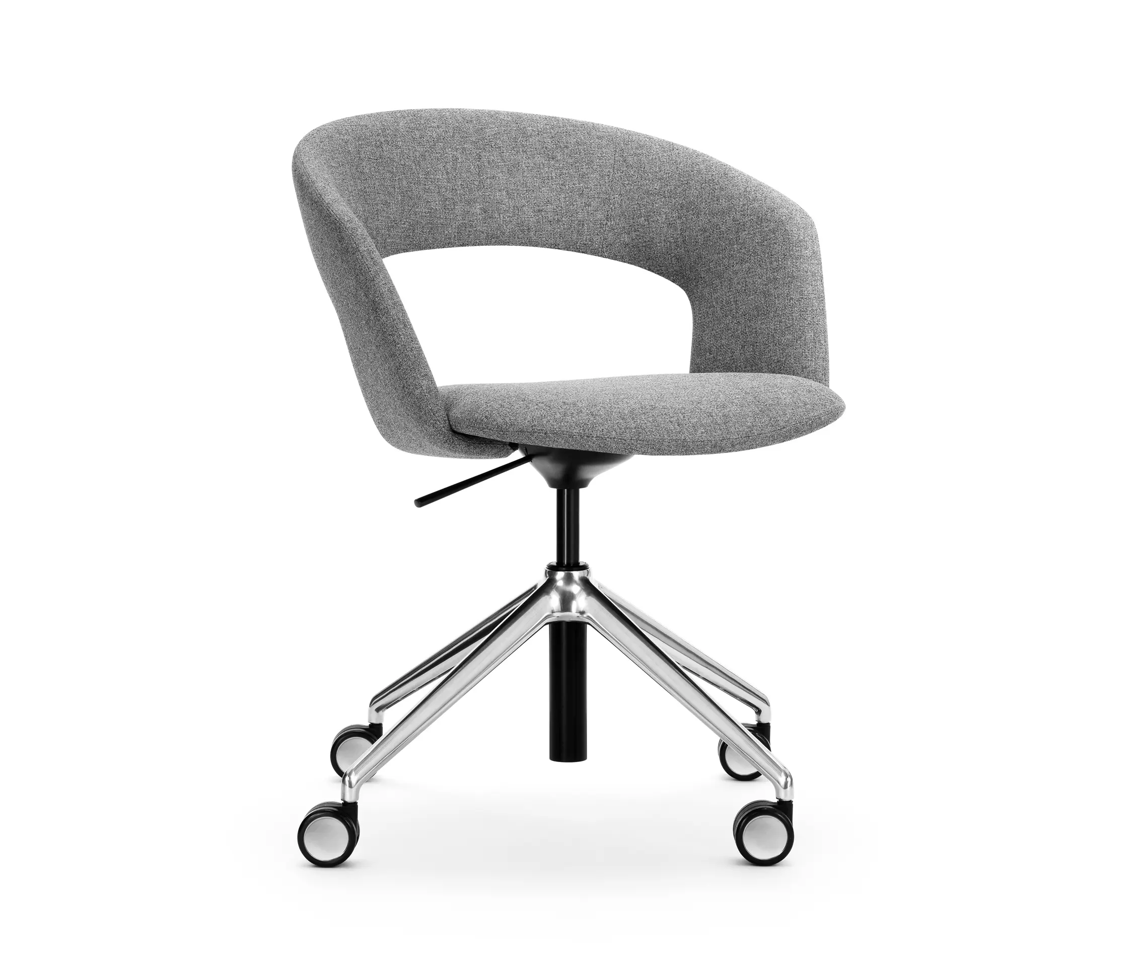 Girsberger - CALINA piétement à 4 branches roulettes, réglable en hauteur