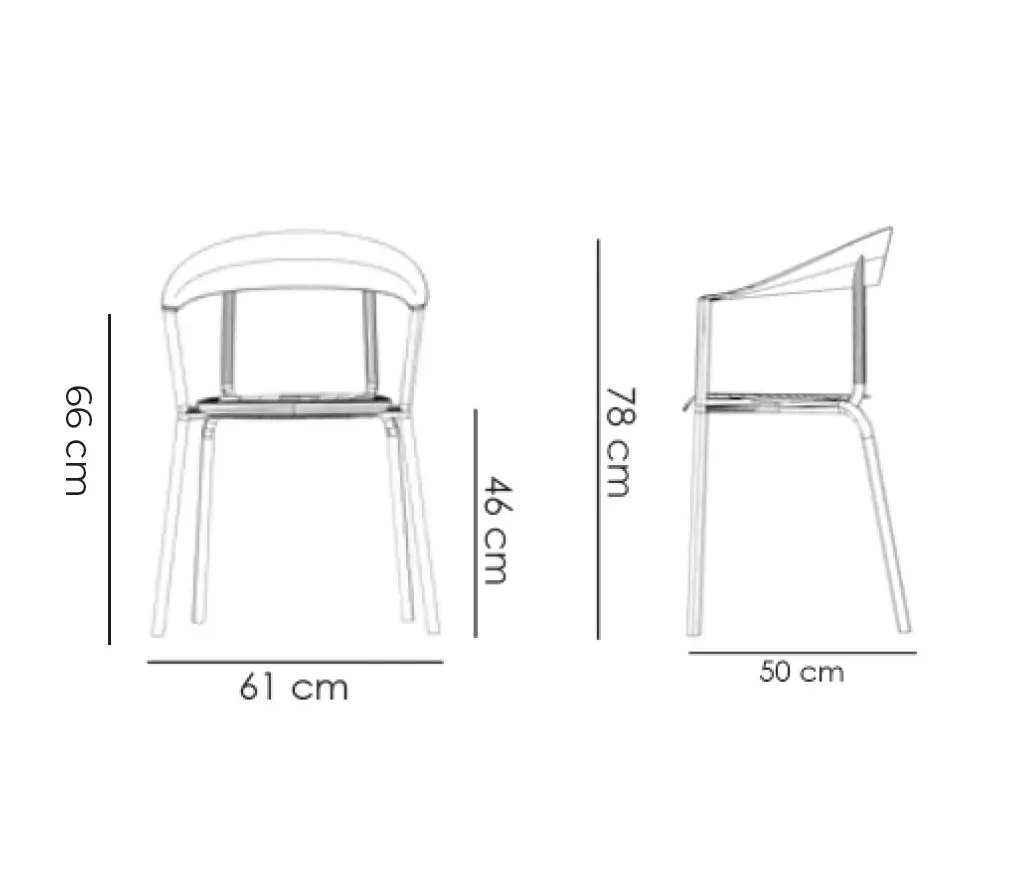 Altek - Alu Mito Sedia con Braccioli