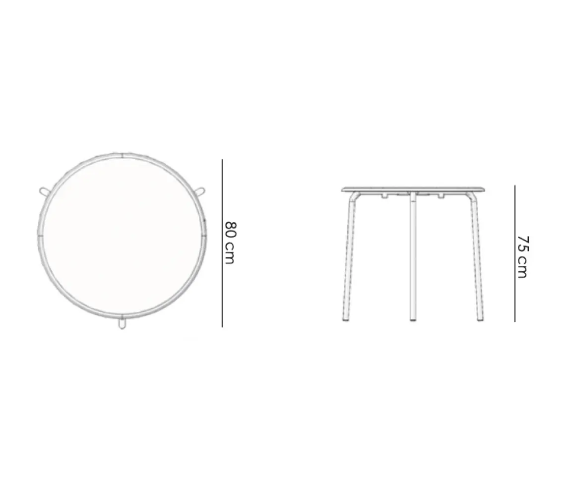 Altek - Alu Mito Table