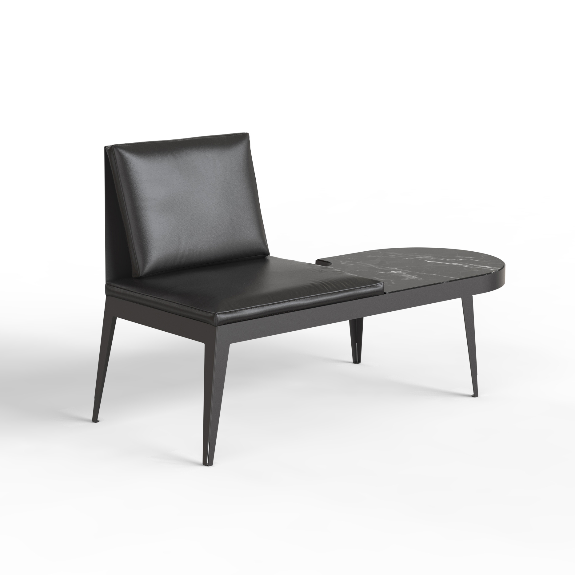 Mostra il prodotto West Coast Sedia Lounge Con Tavolino Laterale del produttore Altek