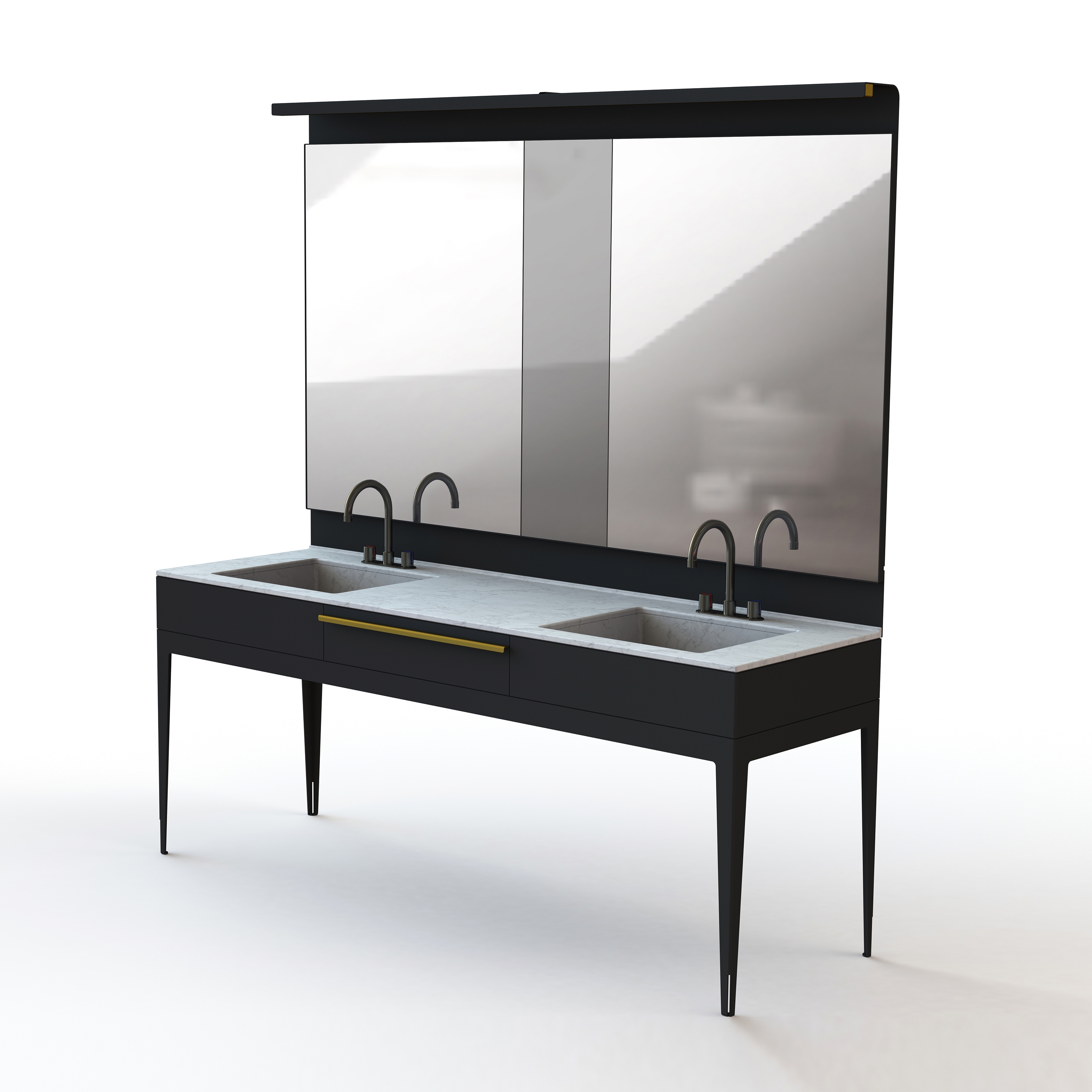 Vertoon produk West Coast Double Vanity van vervaardiger Altek