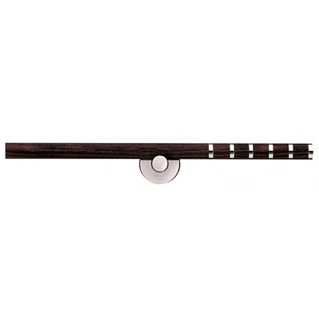 Amber wenge, polished nickel