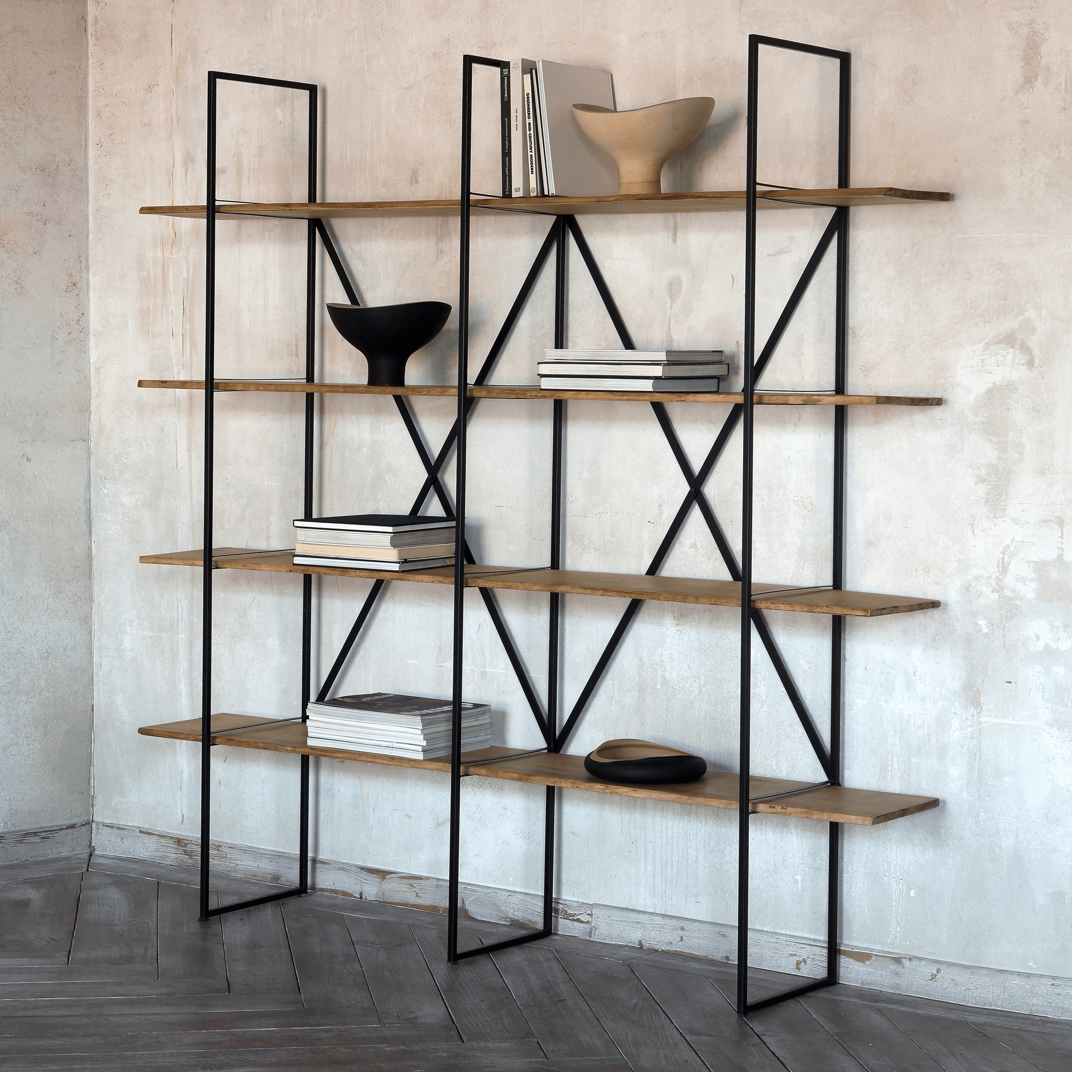 Display product Slim Irony Bookcase from manufacturer ZEUS
