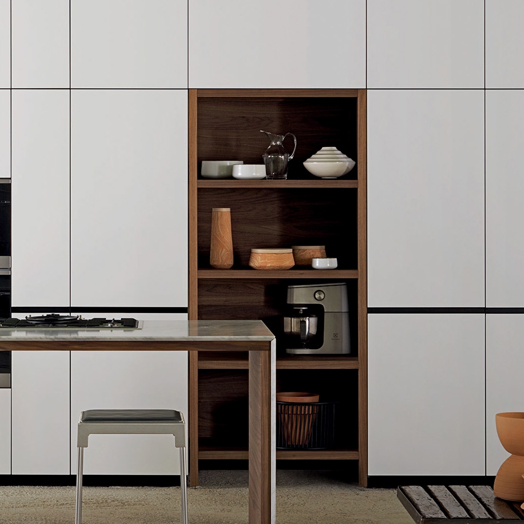 Display product Wooden shelving unit from manufacturer Valcucine