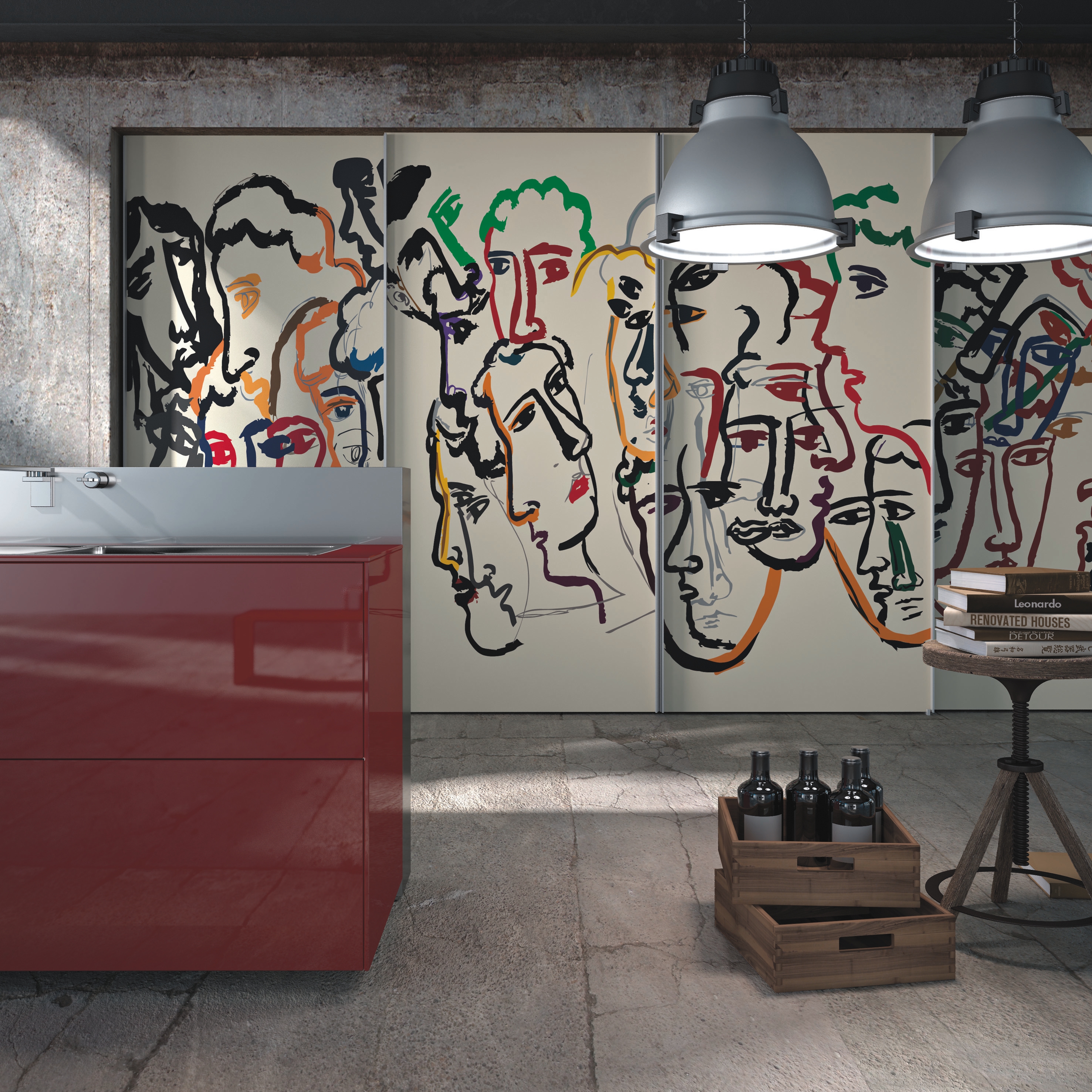 Mostra il prodotto Artematica | Vitrum Arte Sandro Chia del produttore Valcucine