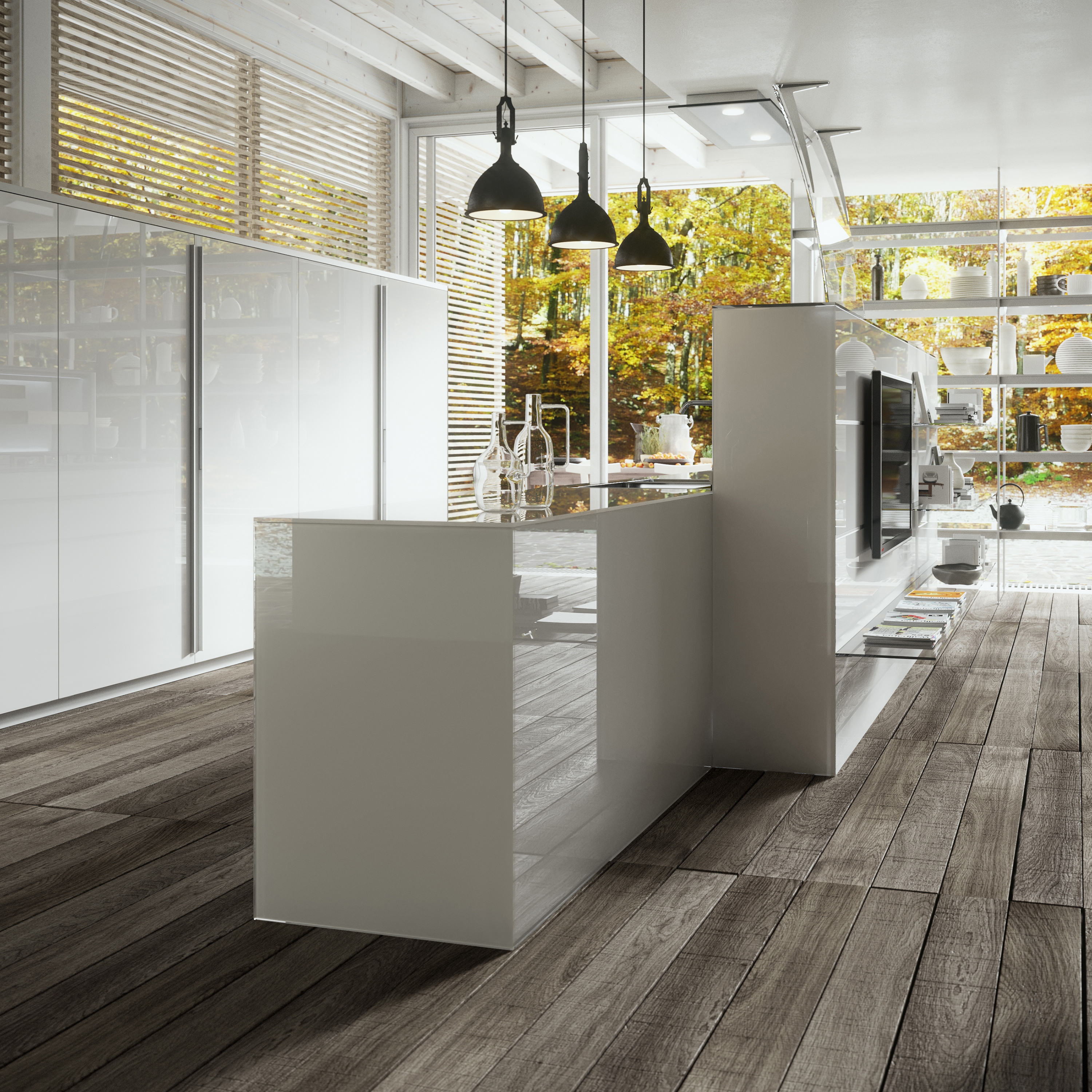 Mostrar el producto Artematica | Vitrum Bianco Nuvola del fabricante Valcucine