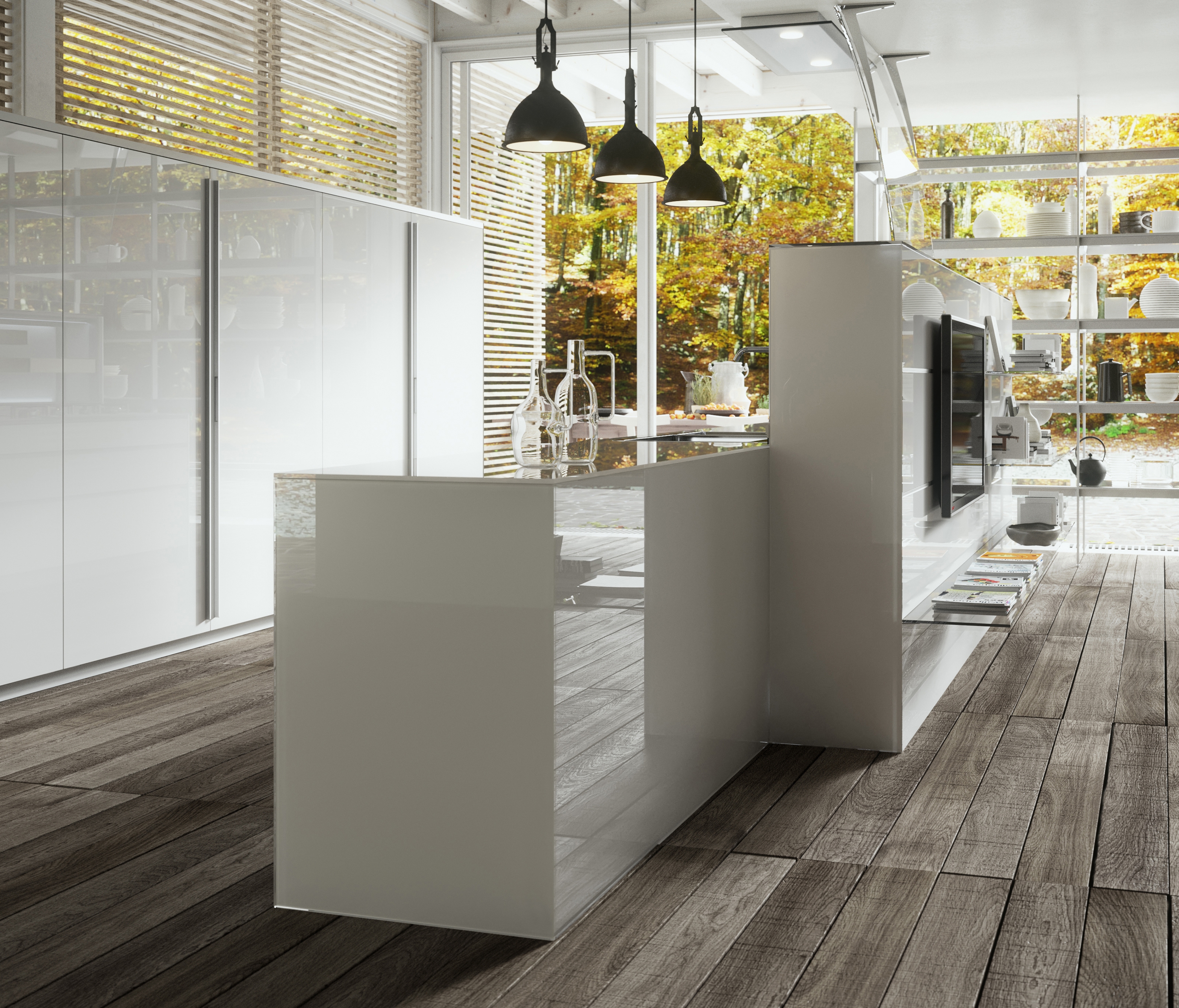 Display product Artematica | Vitrum Bianco Nuvola from manufacturer Valcucine