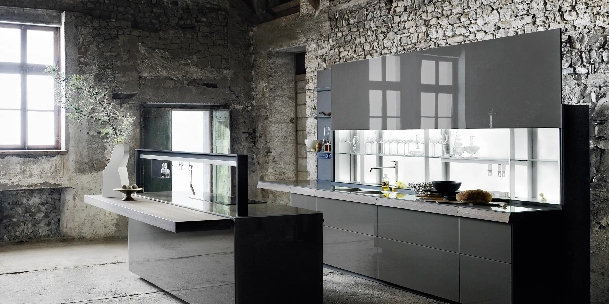 Valcucine - Genius Loci | Polished Vitrum