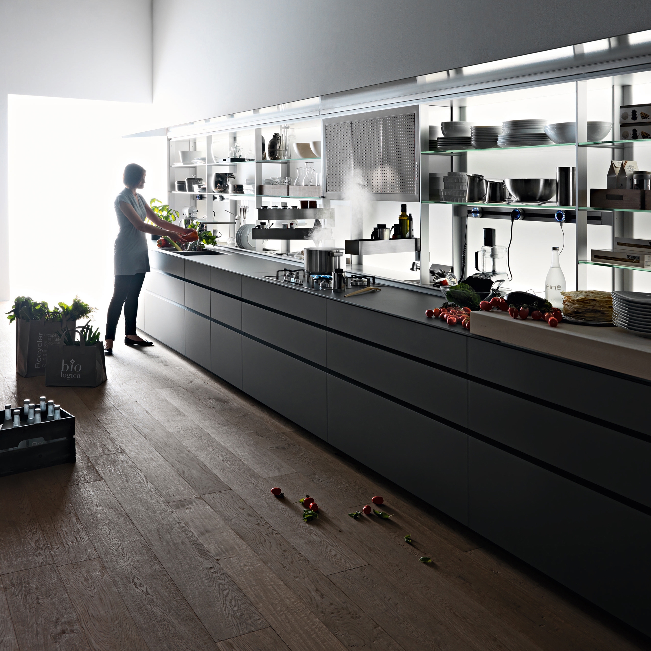 Display product New Logica from manufacturer Valcucine