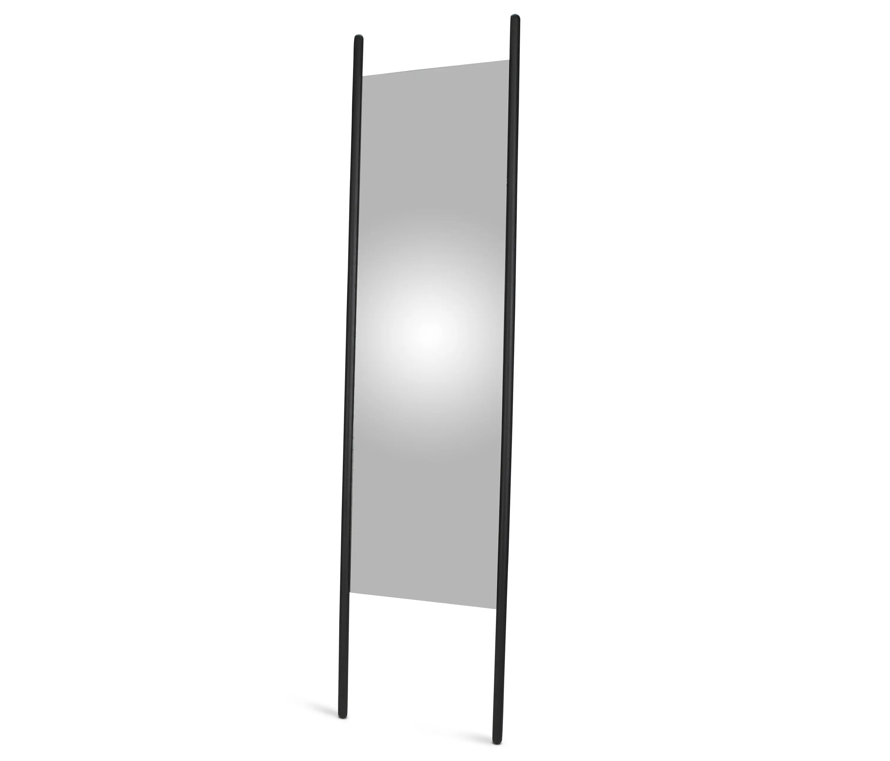Skagerak - Georg leaning mirror in solid oak, black