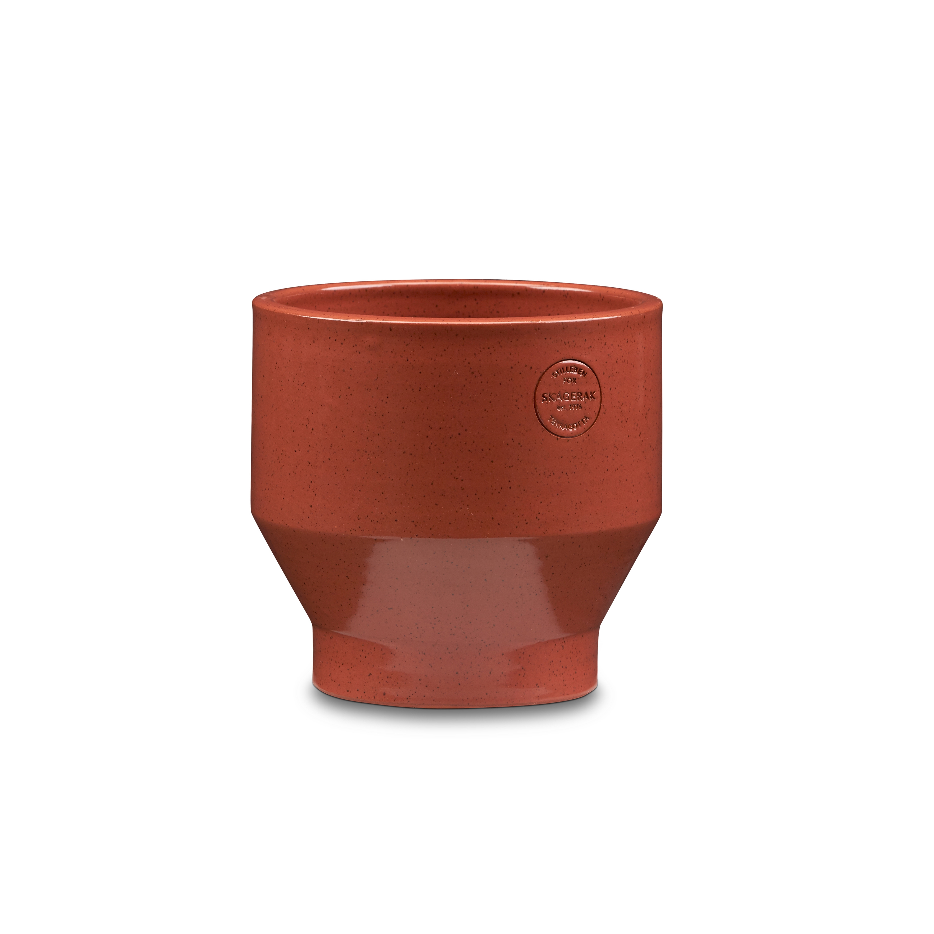 Mostra il prodotto Edge Pot Ø18 in glazed terracotta for indoor use del produttore Skagerak
